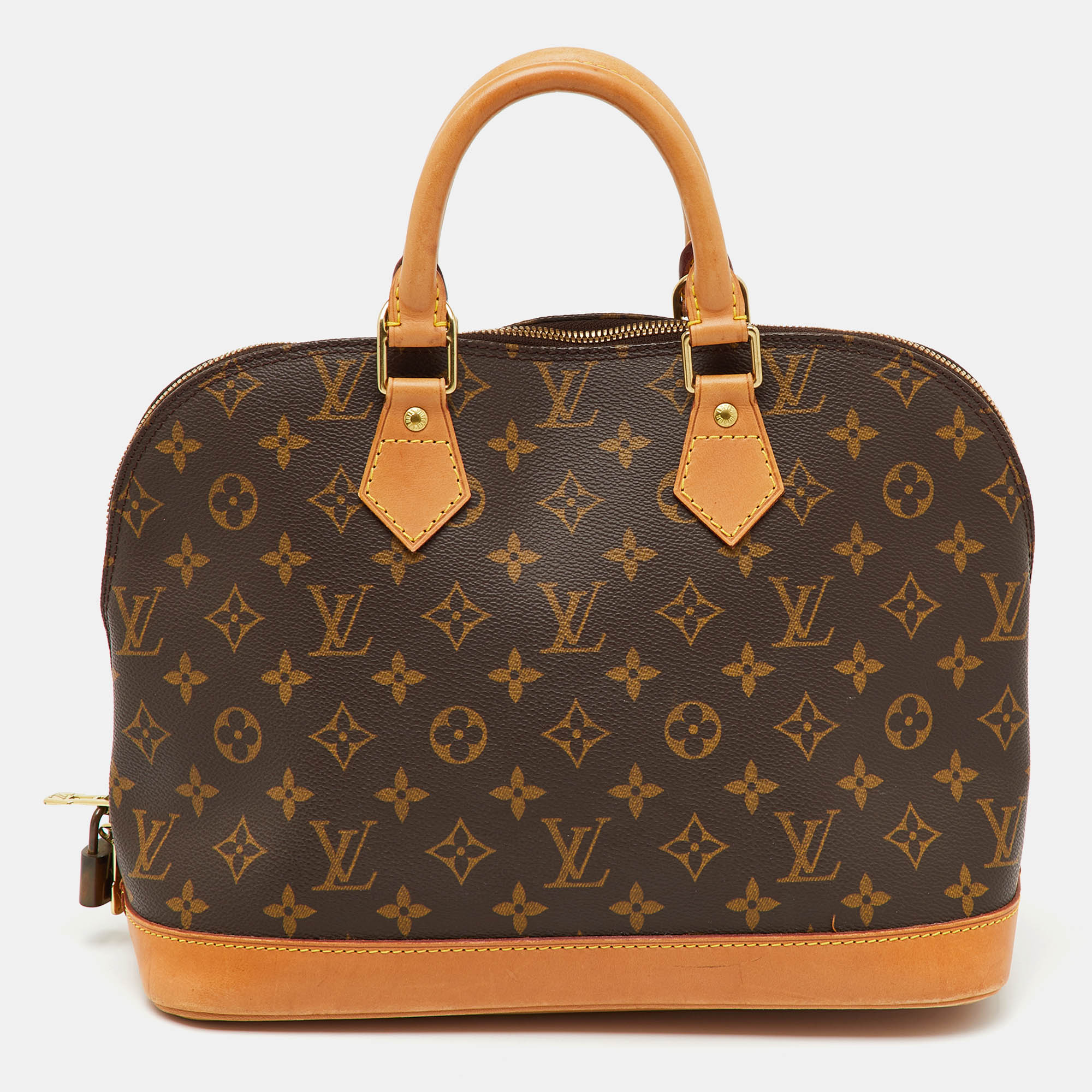 

Louis Vuitton Monogram Canvas Alma PM Bag, Brown