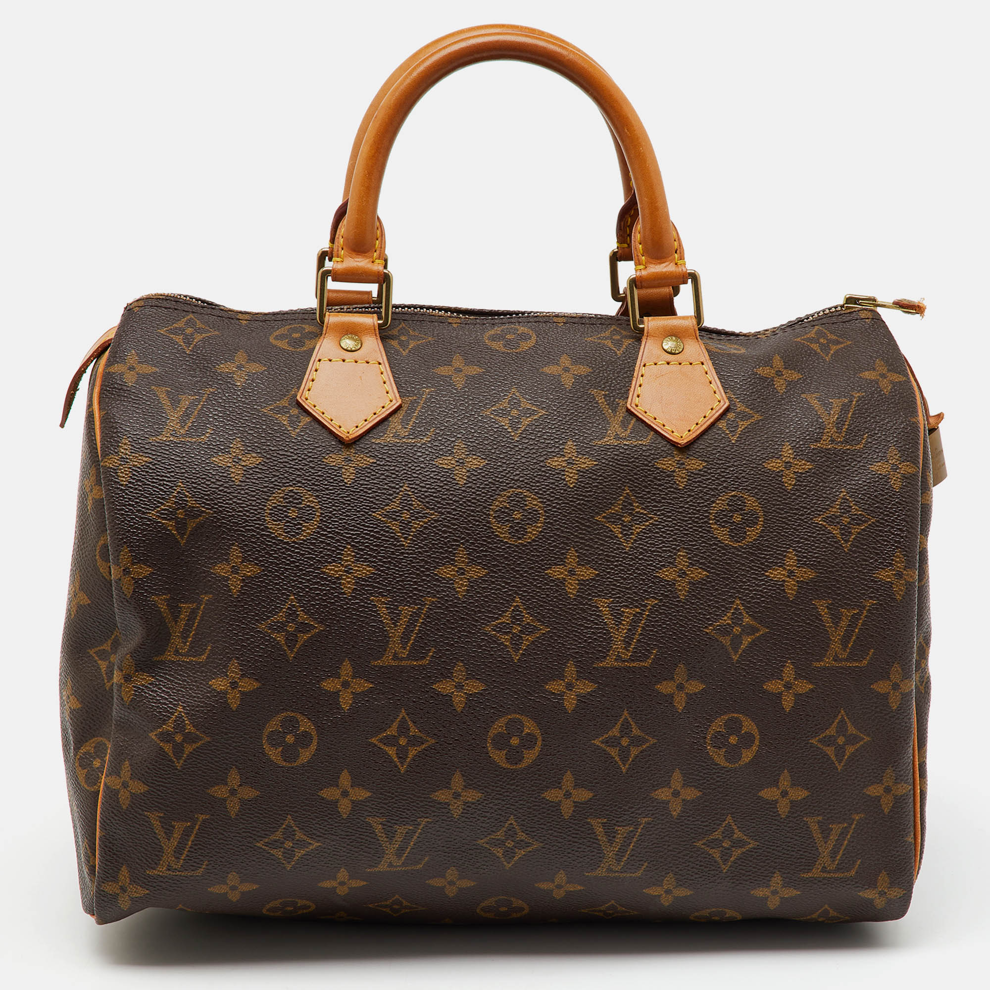 

Louis Vuitton Monogram Canvas Speedy 30 Bag, Brown