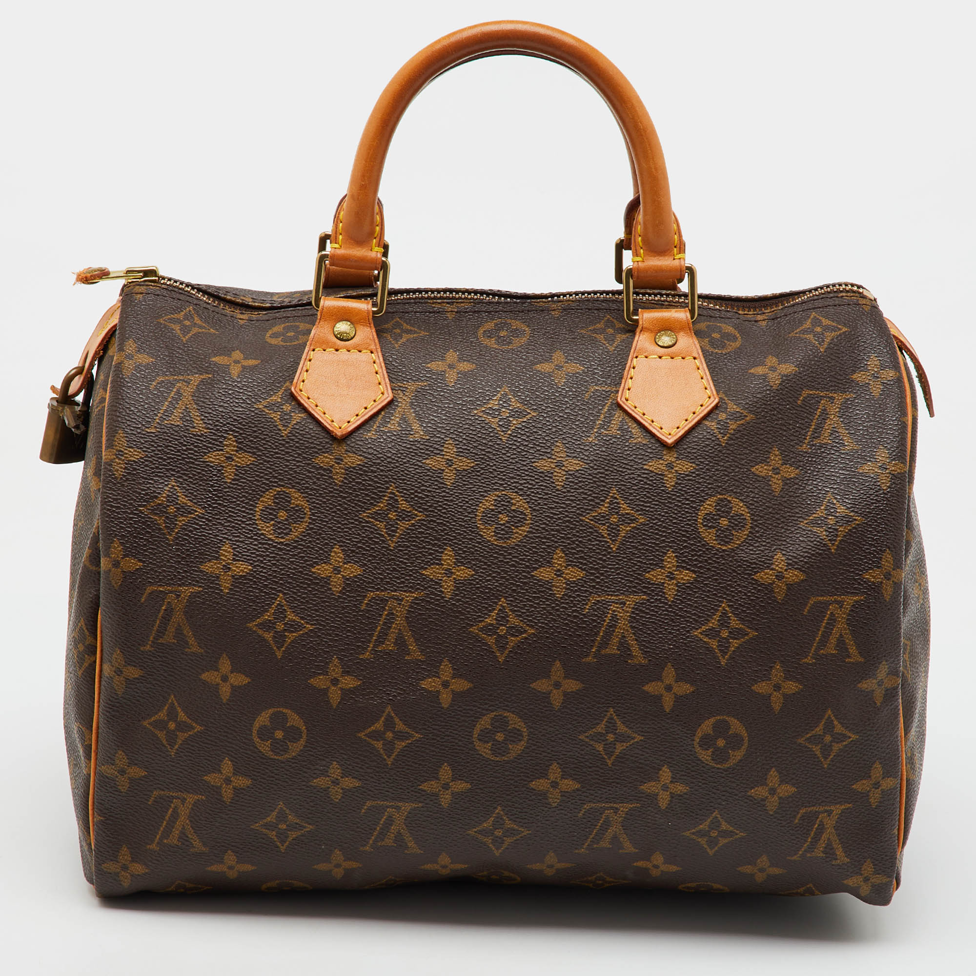 

Louis Vuitton Monogram Canvas Speedy 30 Bag, Brown