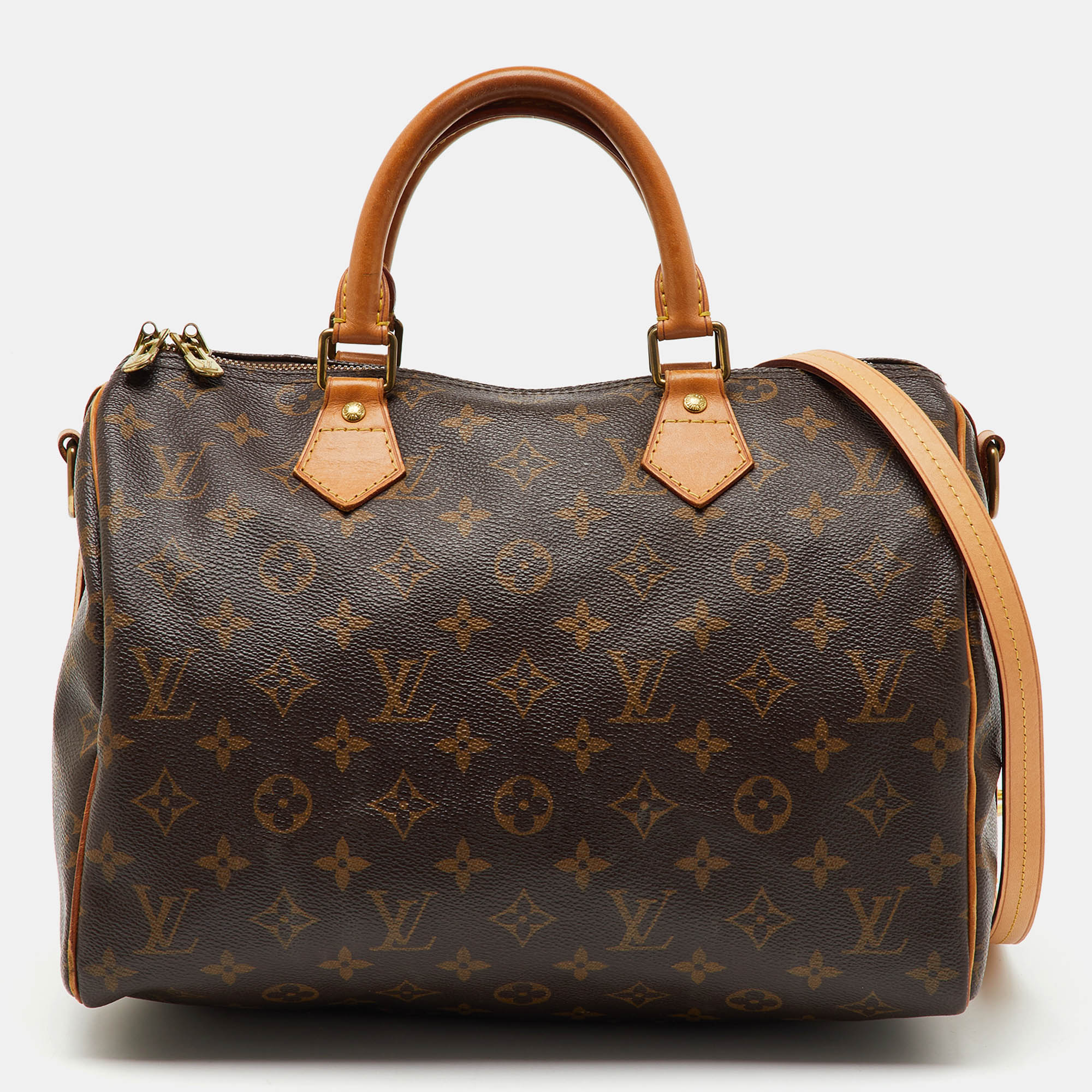 

Louis Vuitton Monogram Canvas Speedy Bandouliere 30 Bag, Brown