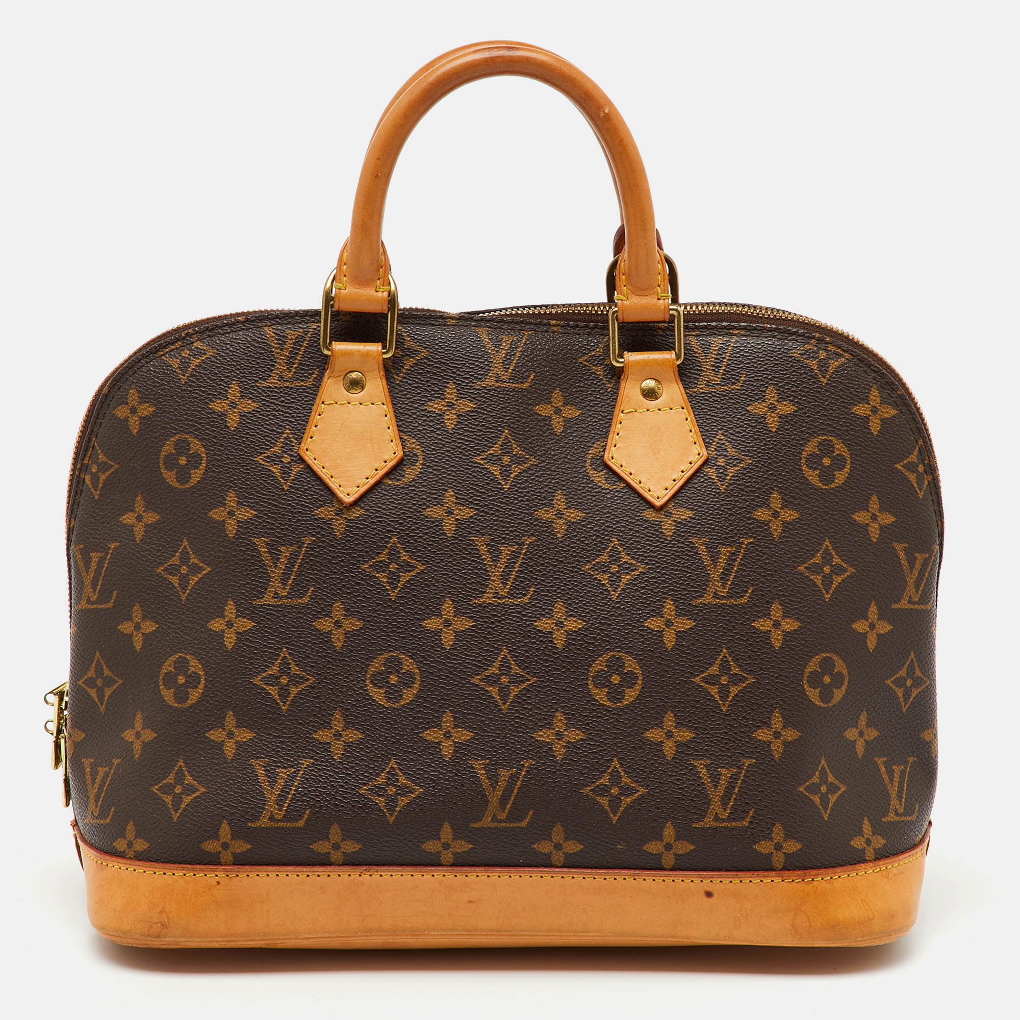

Louis Vuitton Monogram Canvas Alma PM Bag, Brown