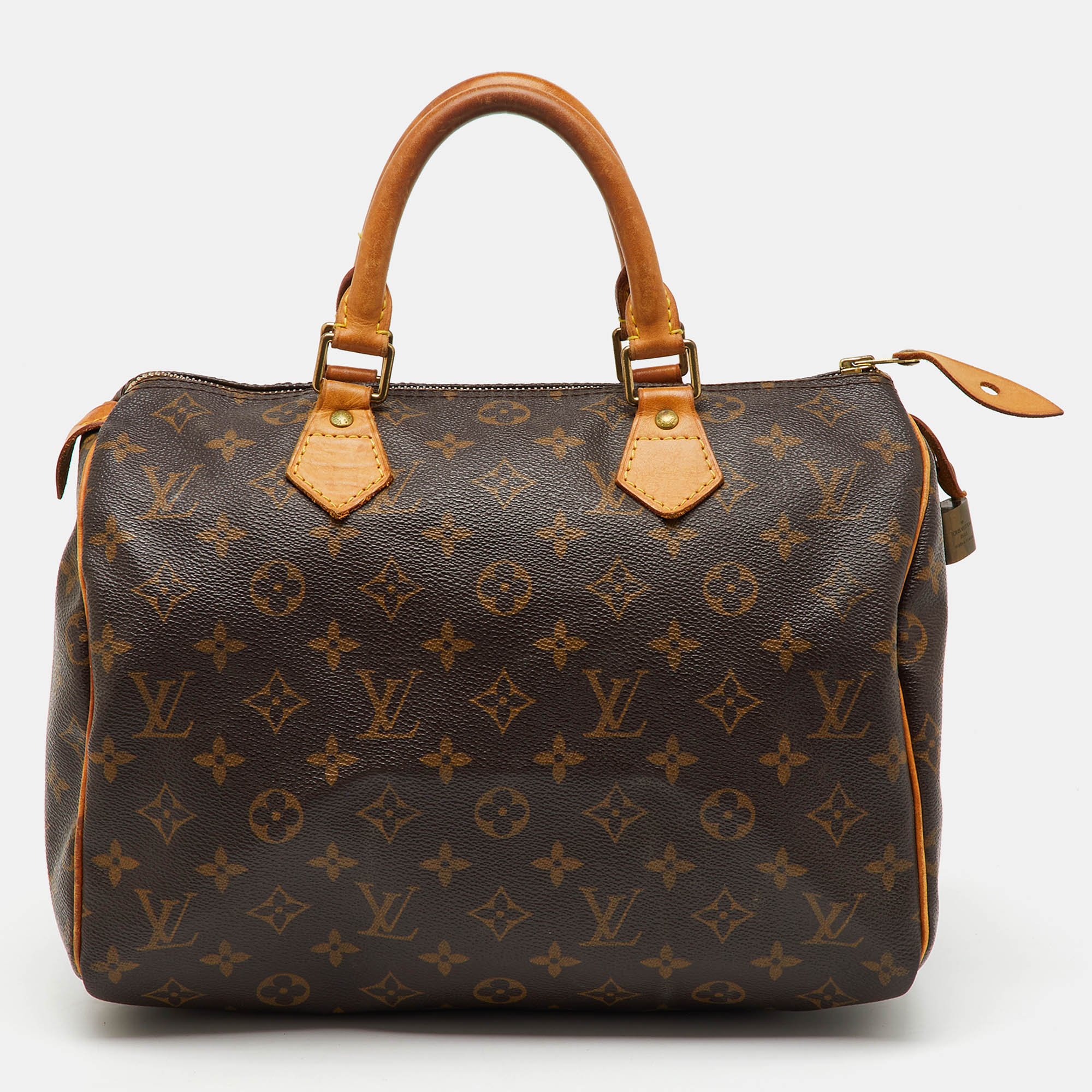 

Louis Vuitton Monogram Canvas Speedy 30 Bag, Brown