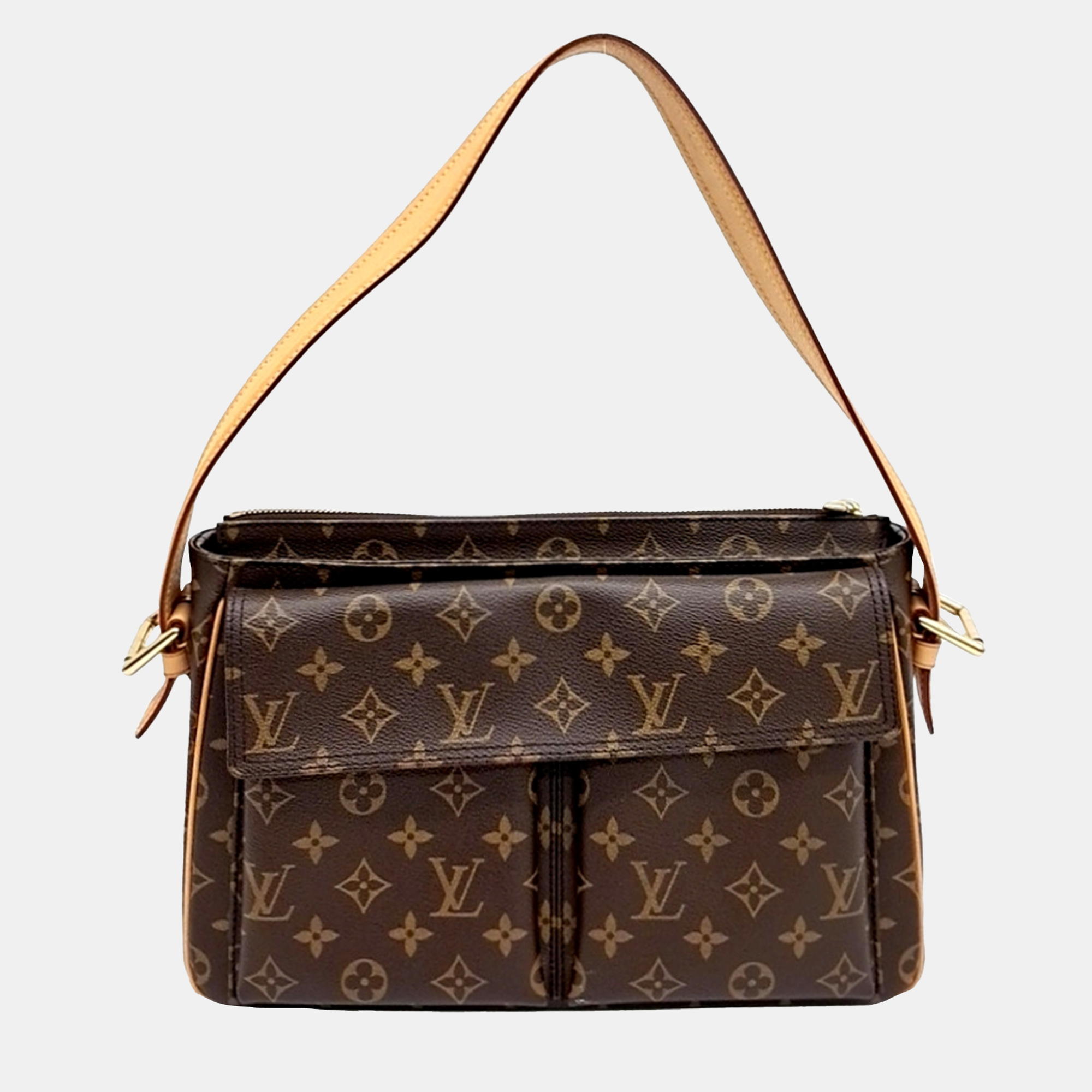 

Louis Vuitton Brown PVC Vivacite GM bag