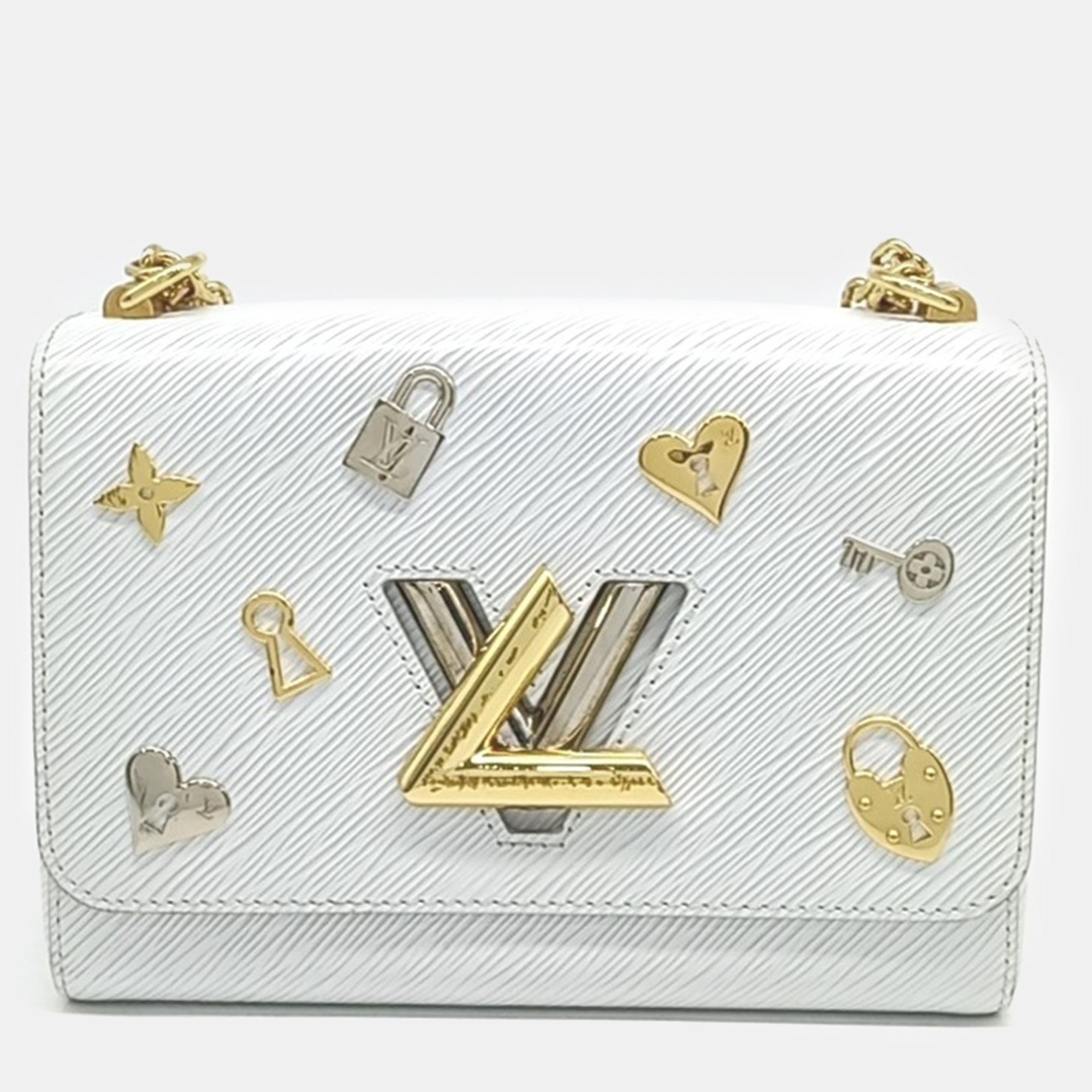 

Louis Vuitton White Epi Leather Epi Twist MM bag