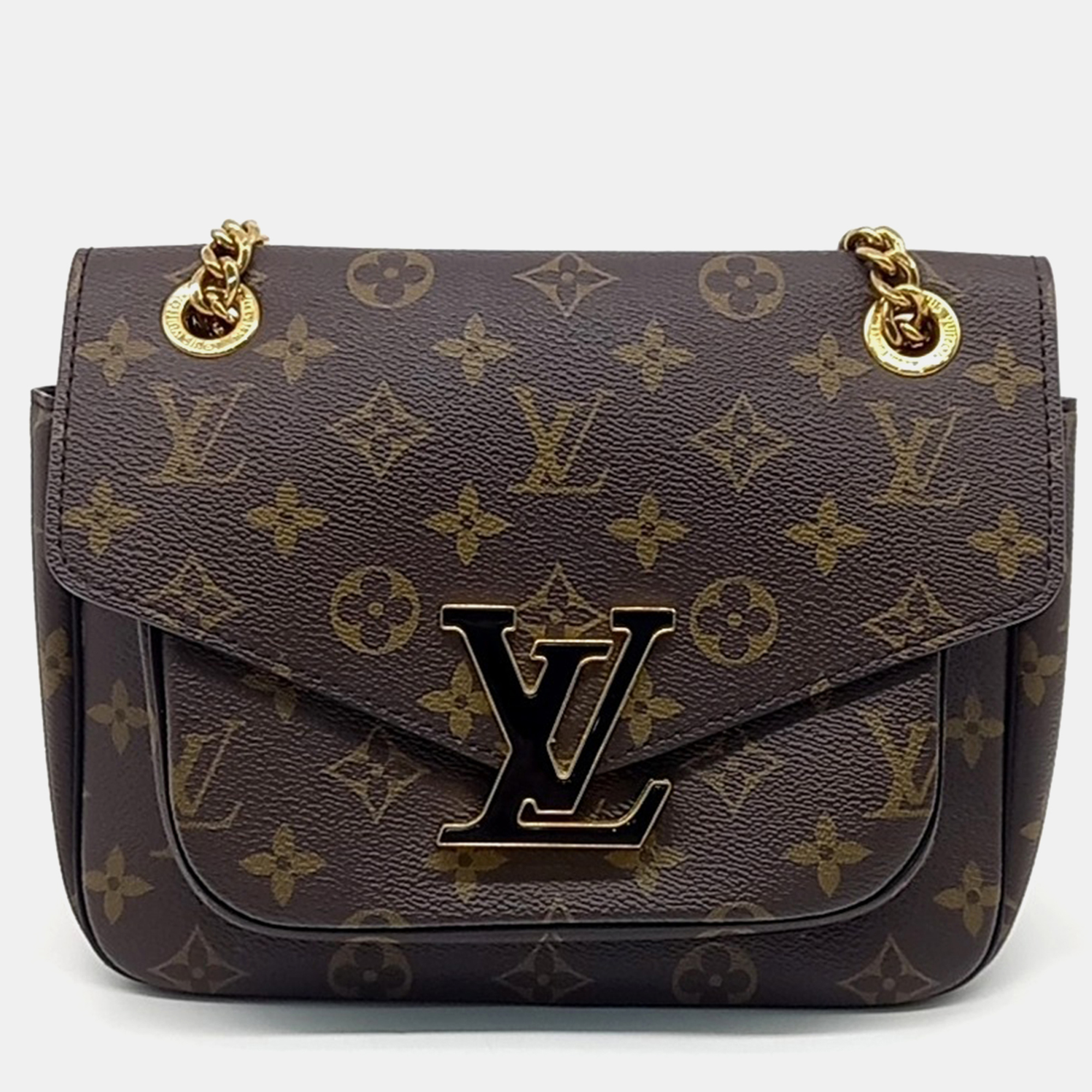 

Louis Vuitton Brown Coated Canvas monogram fascia bag