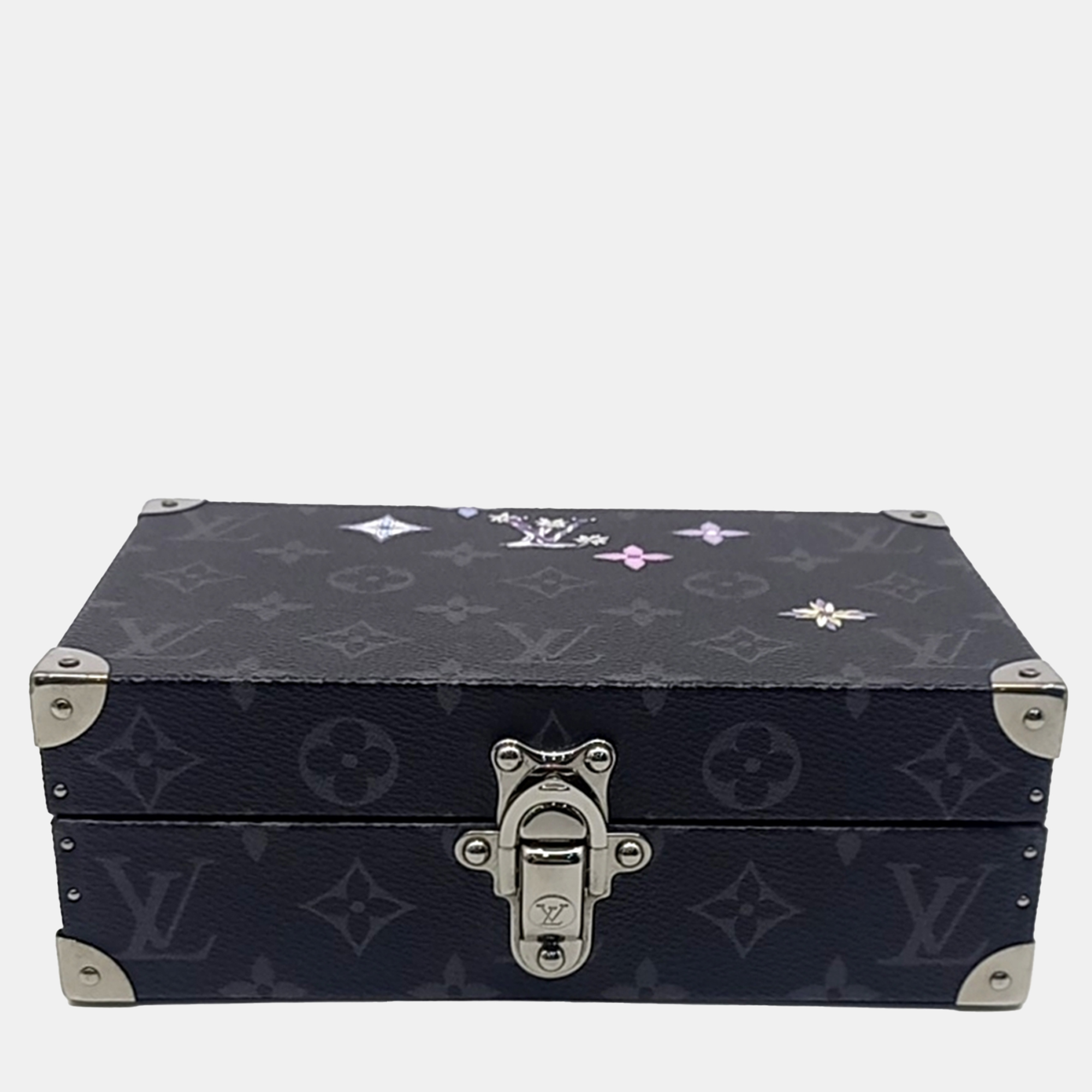 

Louis Vuitton Black Coated Canvas Eclipse Case bag