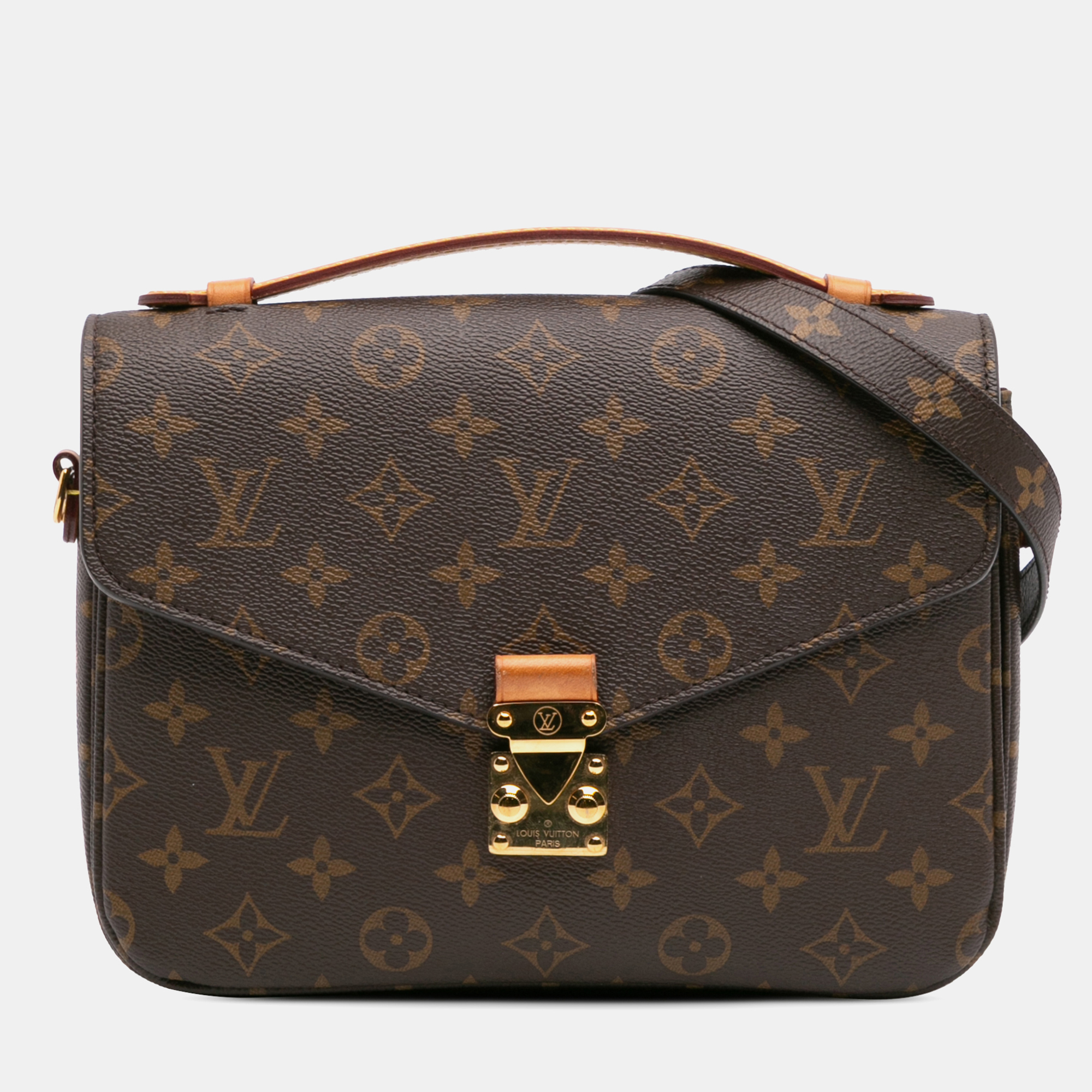 

Louis Vuitton Brown Monogram Pochette Metis