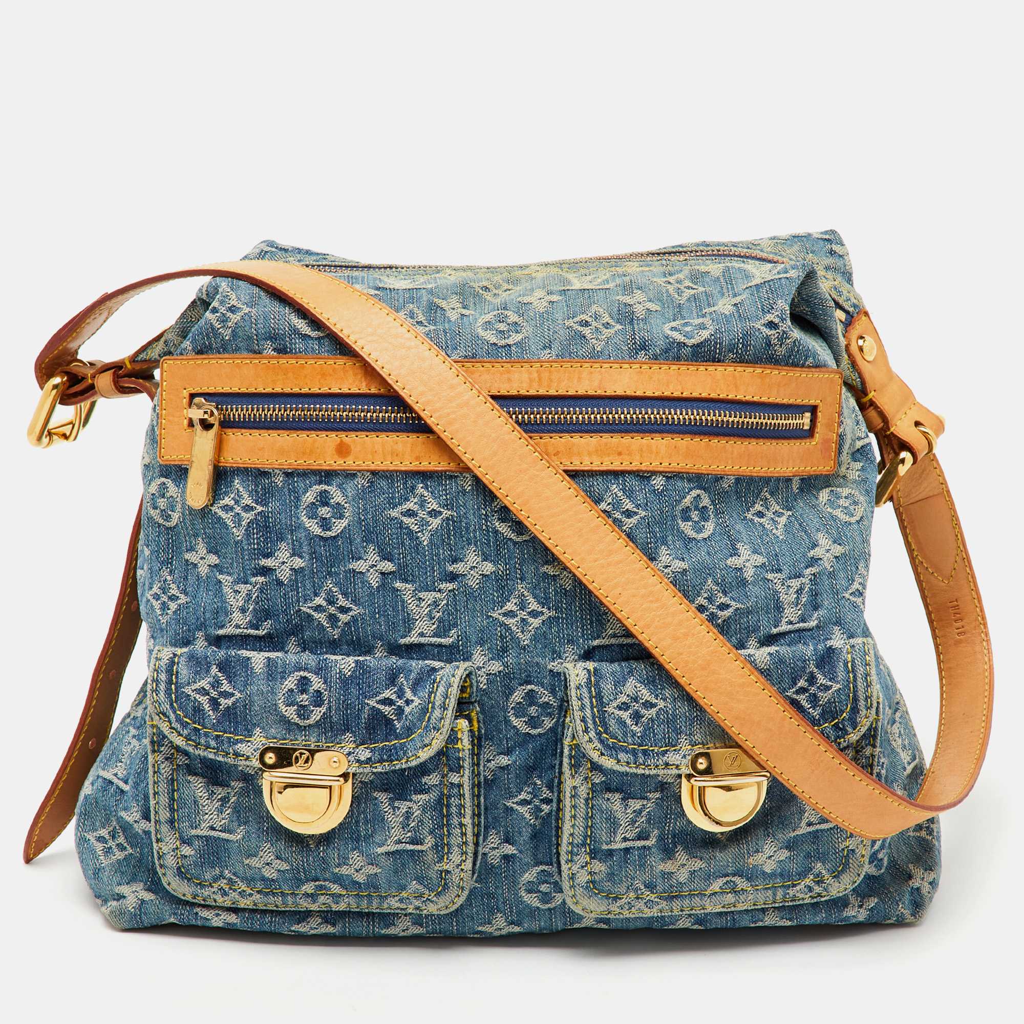 

Louis Vuitton Monogram Denim Baggy GM Bag, Blue