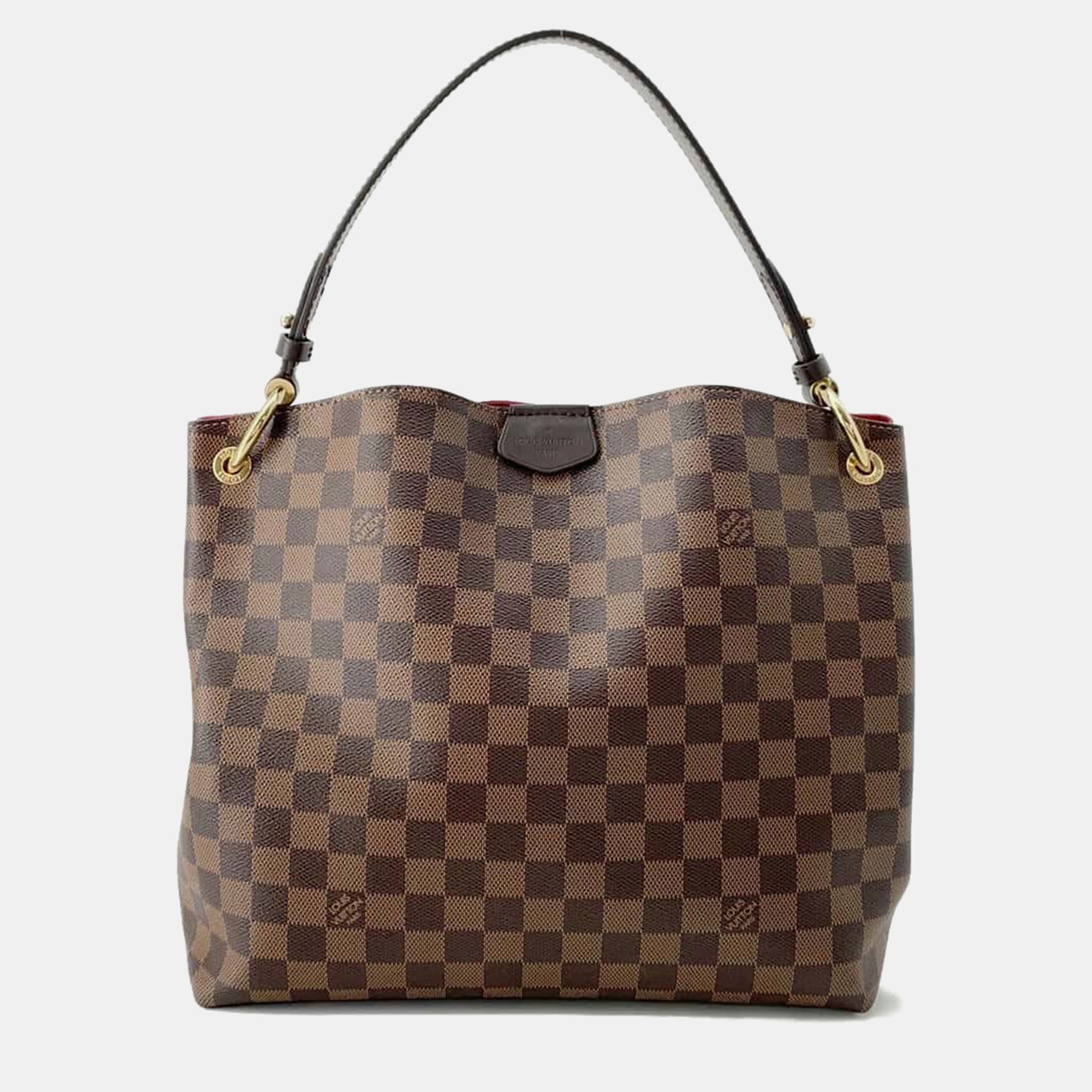 

Louis Vuitton Graceful Red Damier Ebene Canvas Size Pm, Brown