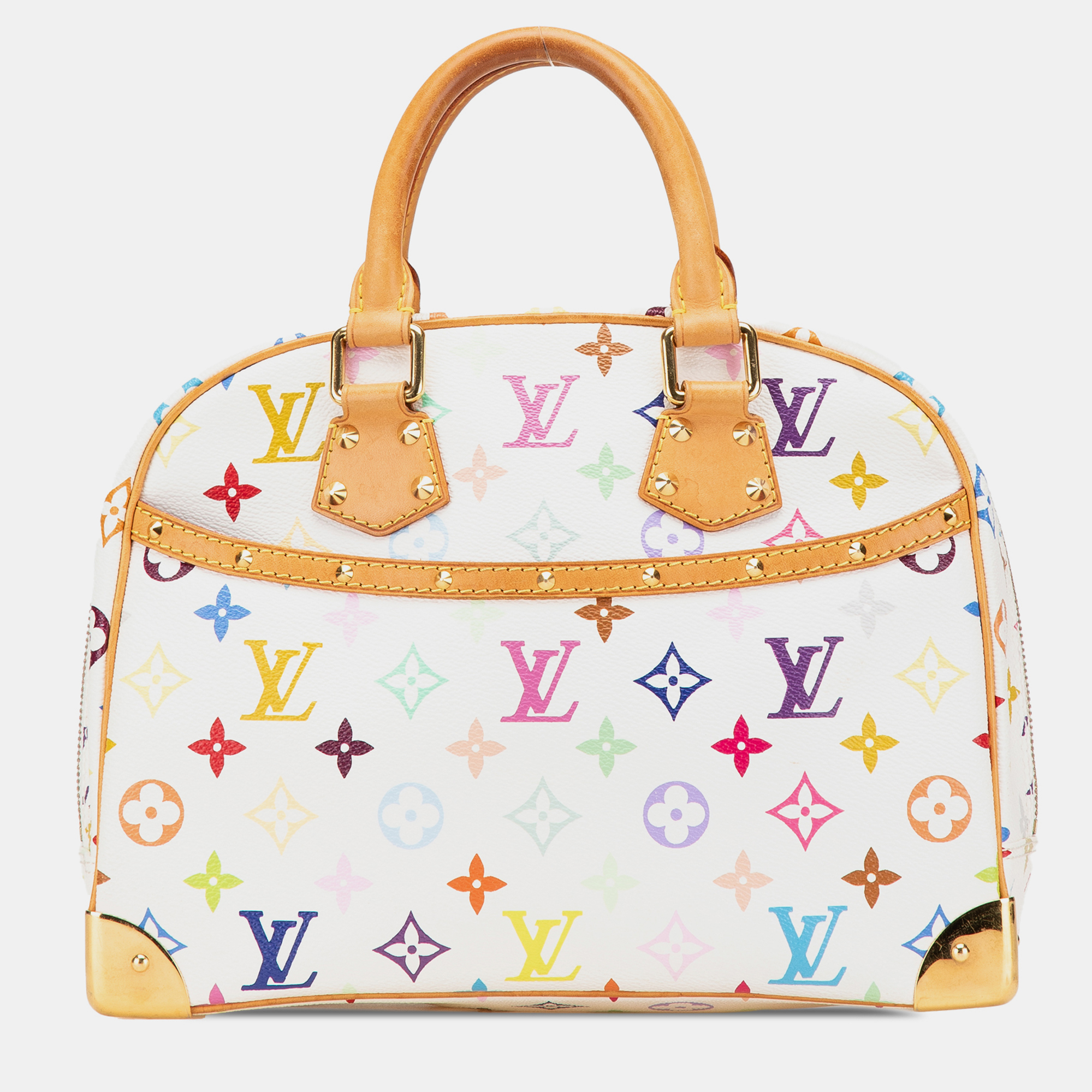

Louis Vuitton Multicolor White Monogram Trouville