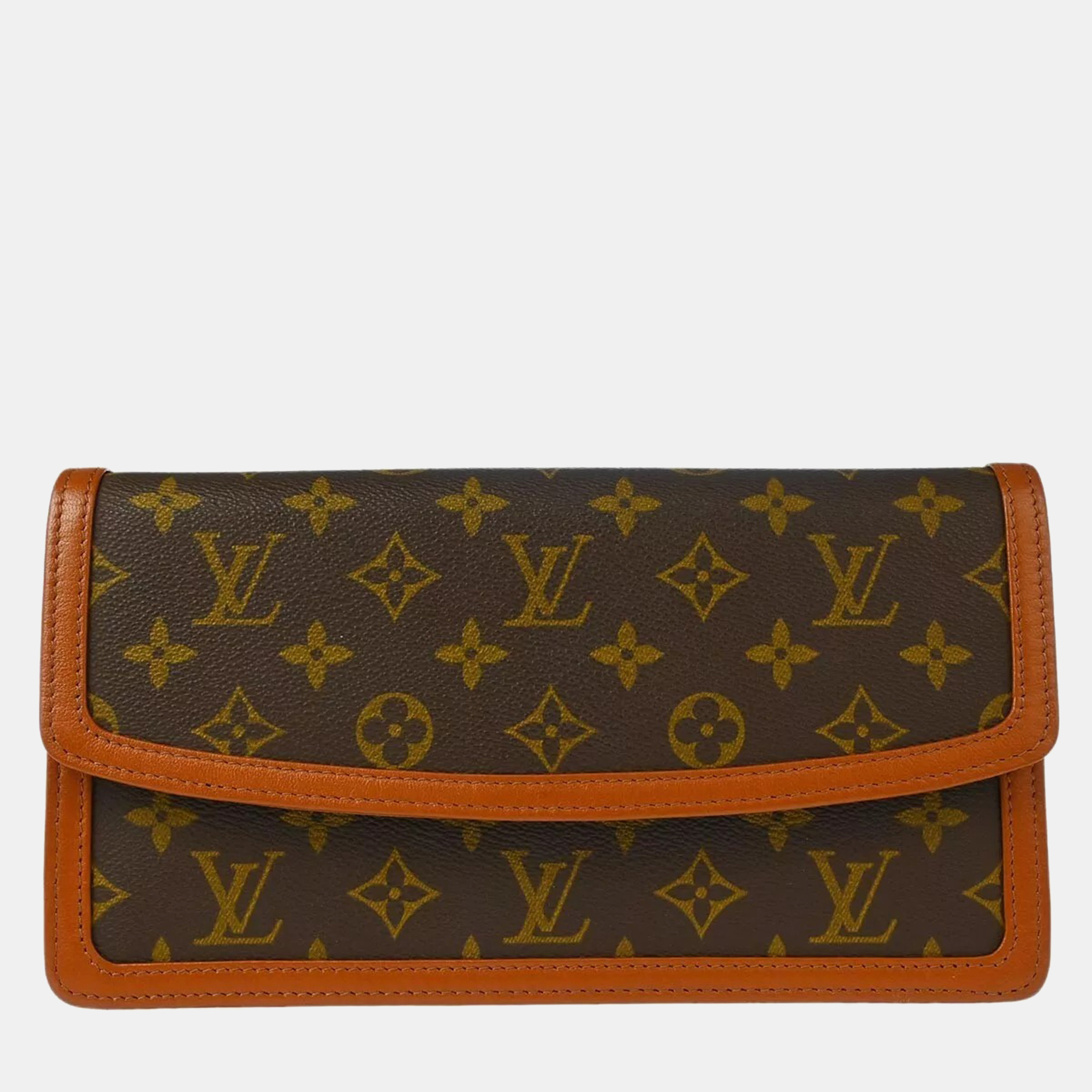 

Louis Vuitton Monogram Pochette Dame PM Clutch, Brown