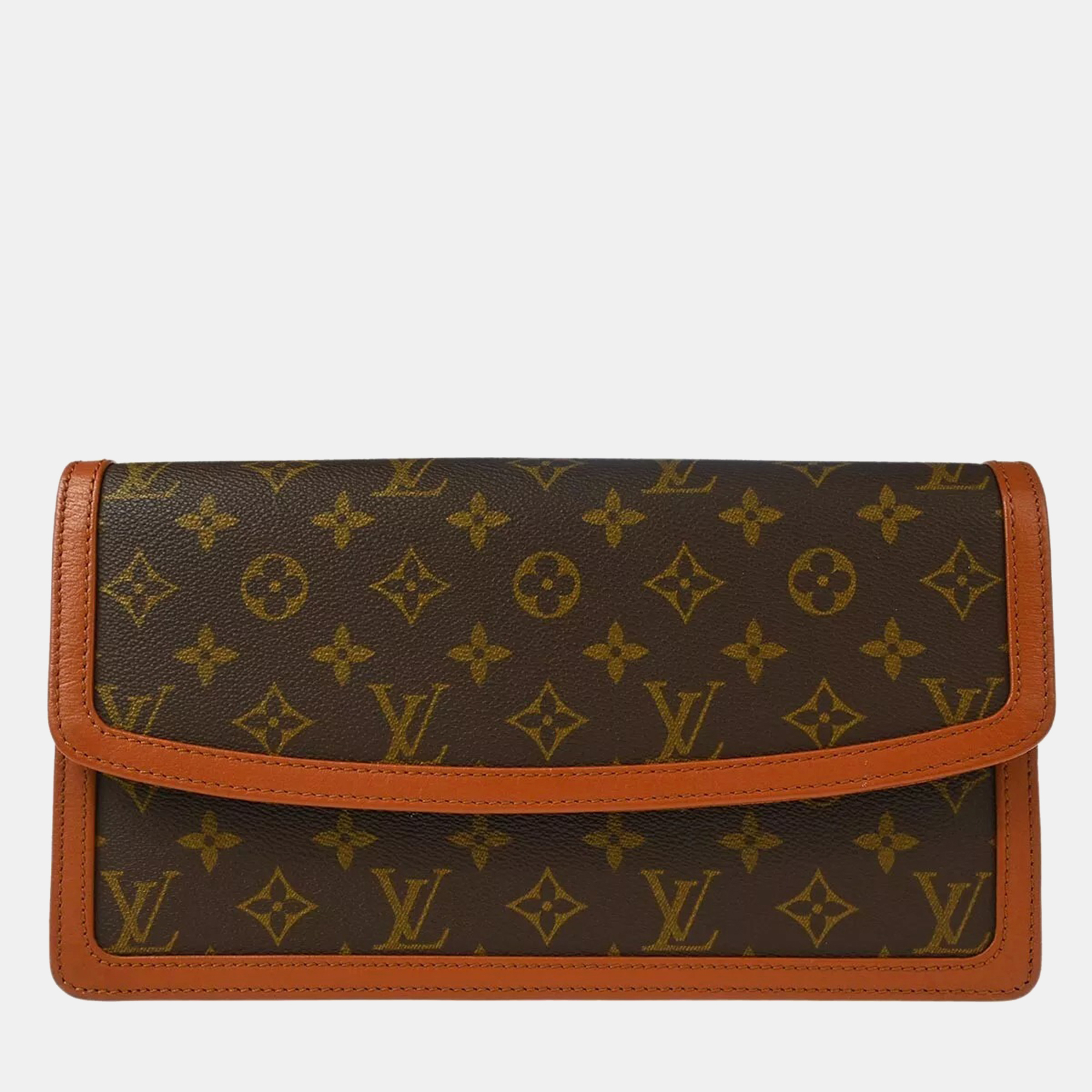 

Louis Vuitton Monogram Pochette Dame GM Clutch Bag, Brown