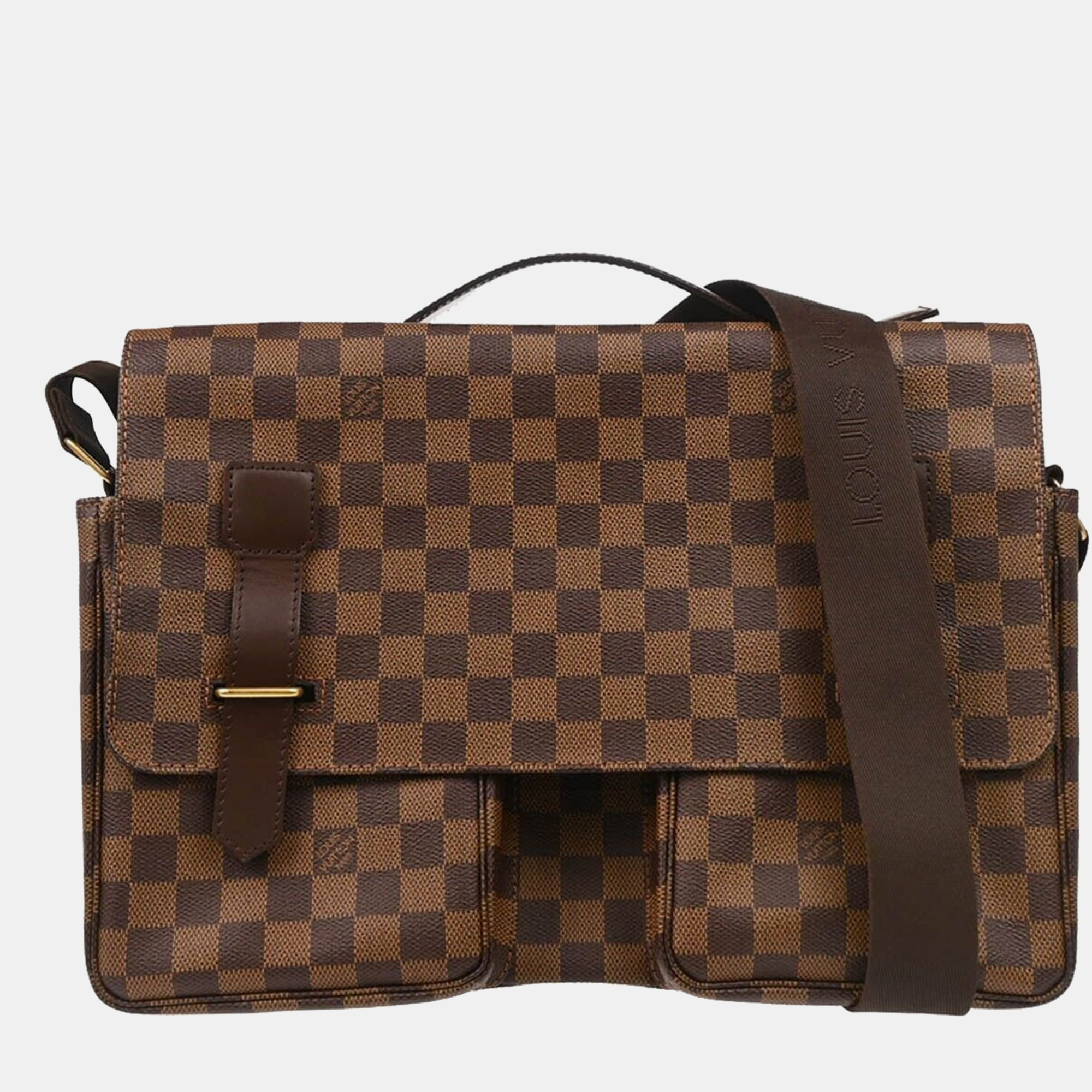 

Louis Vuitton Damier Ebene Broadway Business Handbag, Brown