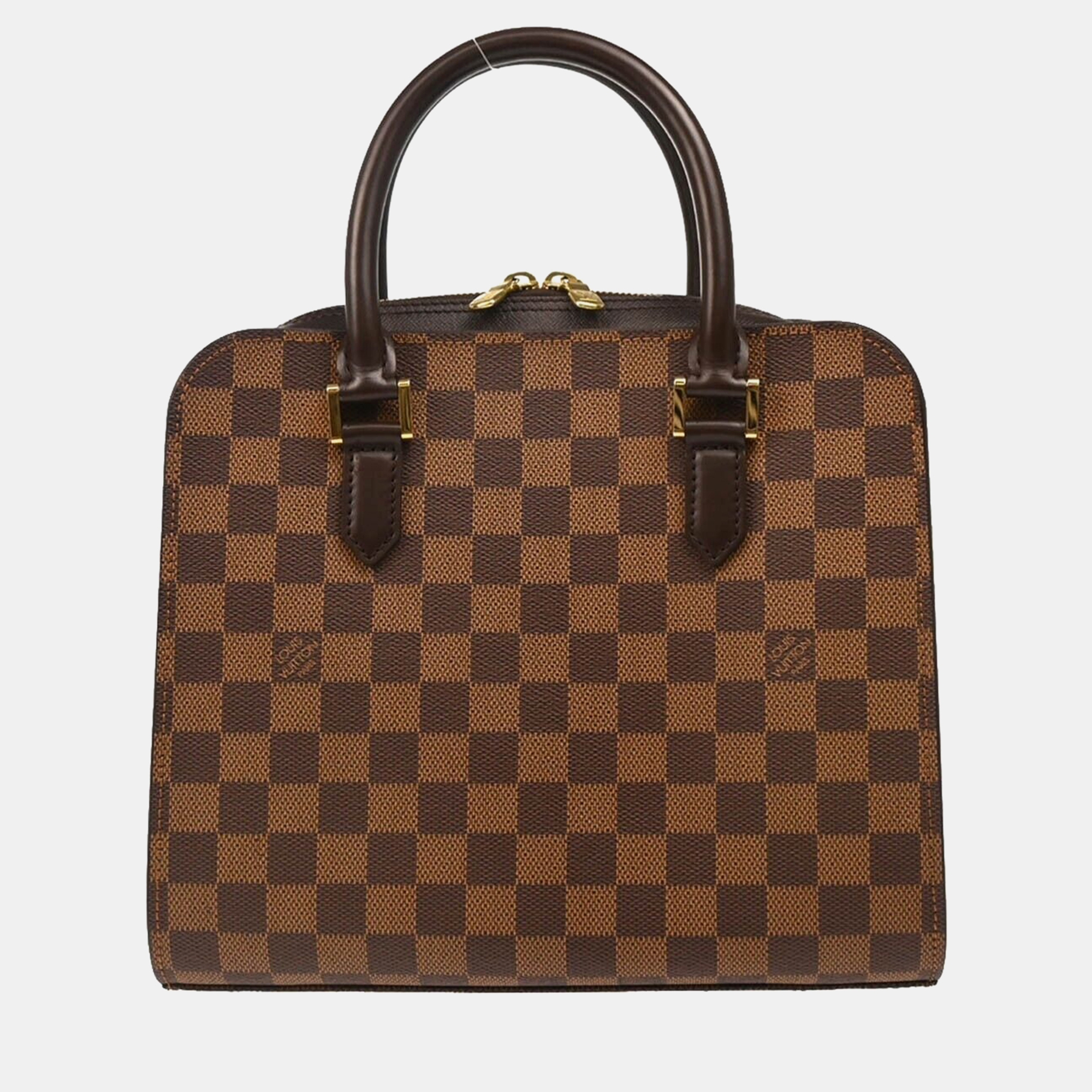 

Louis Vuitton Brown Damier Ebene Triana Handbag