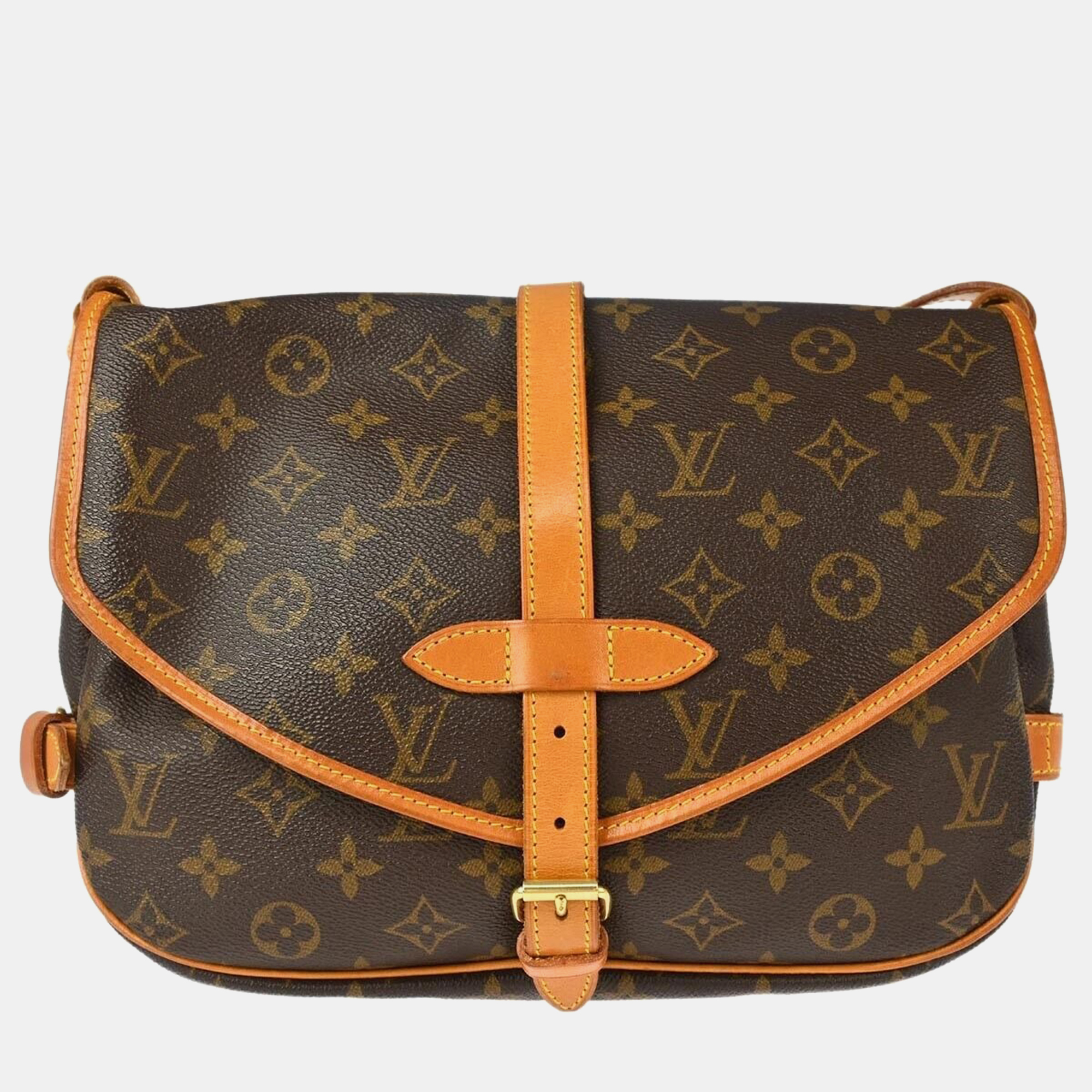 

Louis Vuitton Brown Monogram Saumur 30 Messenger Bag
