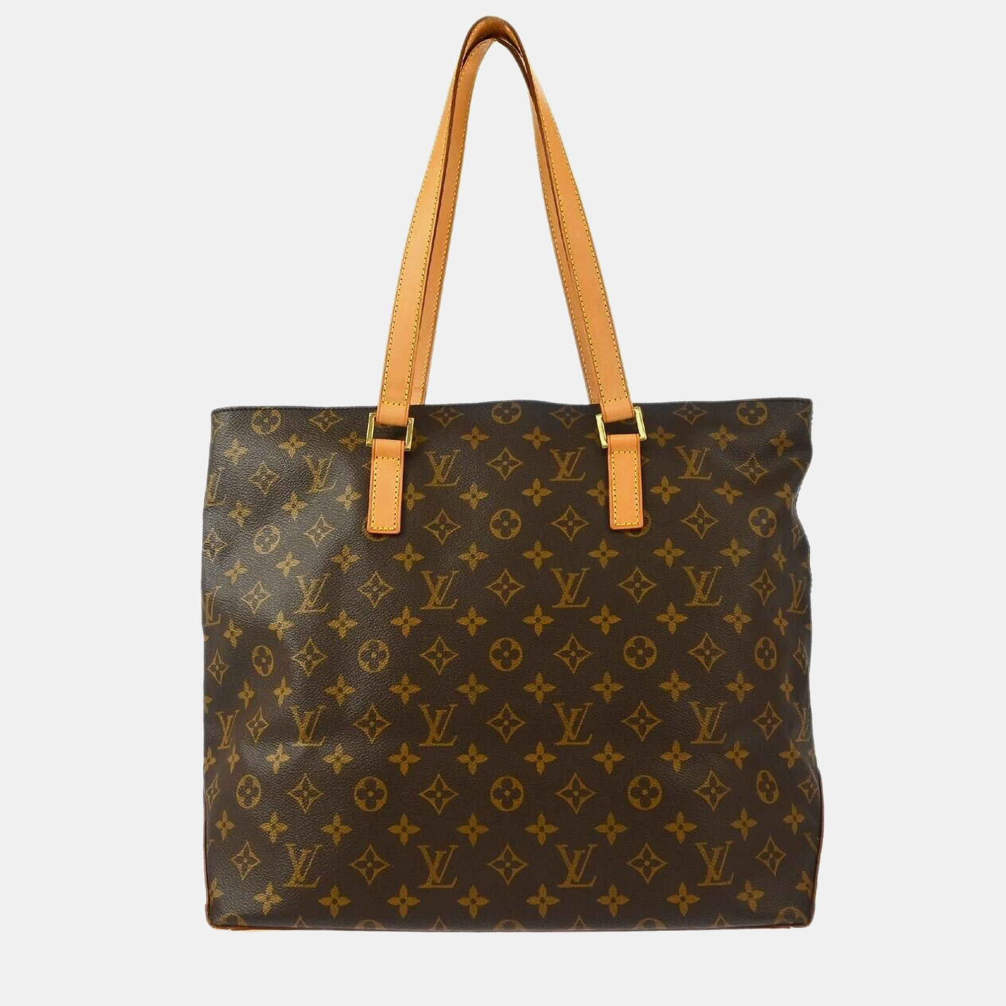 

Louis Vuitton Brown Monogram Cabas Mezzo Tote Bag