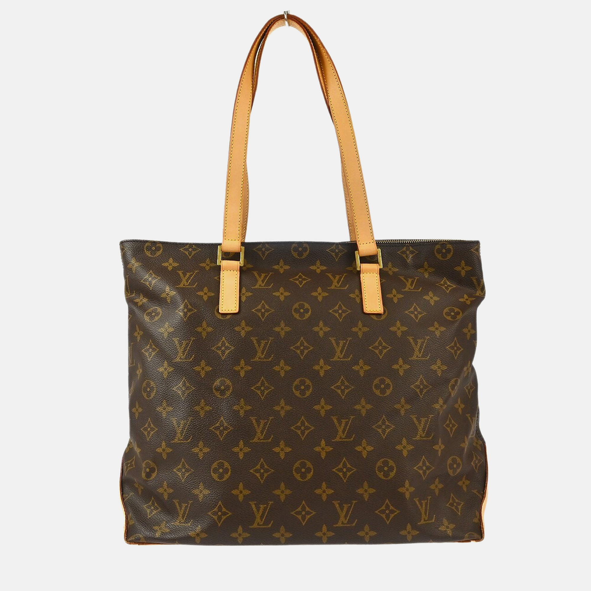 

Louis Vuitton Brown Monogram Cabas Mezzo Tote