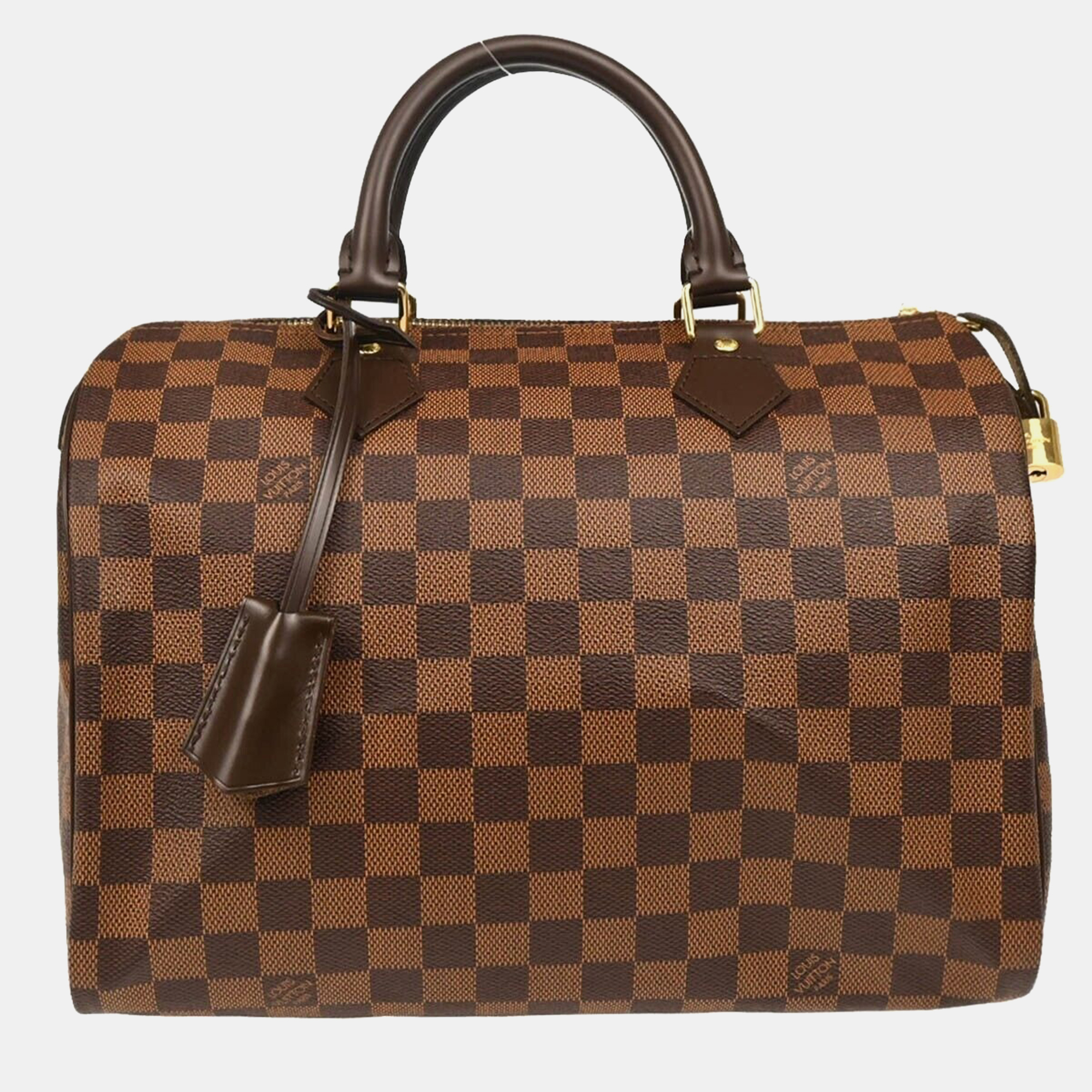 

Louis Vuitton Brown Damier Ebene Speedy 30 Handbag