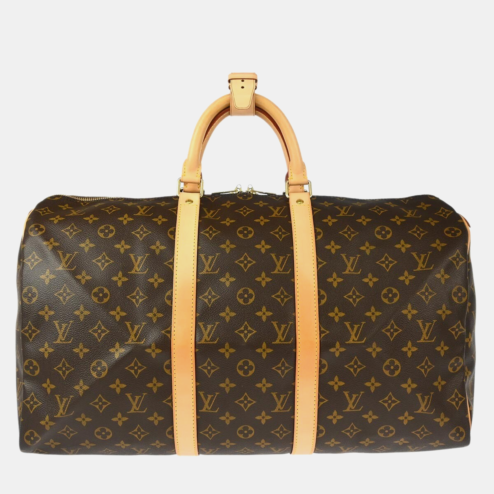 

Louis Vuitton Monogram Keepall 50 Duffle Travel Handbag, Brown