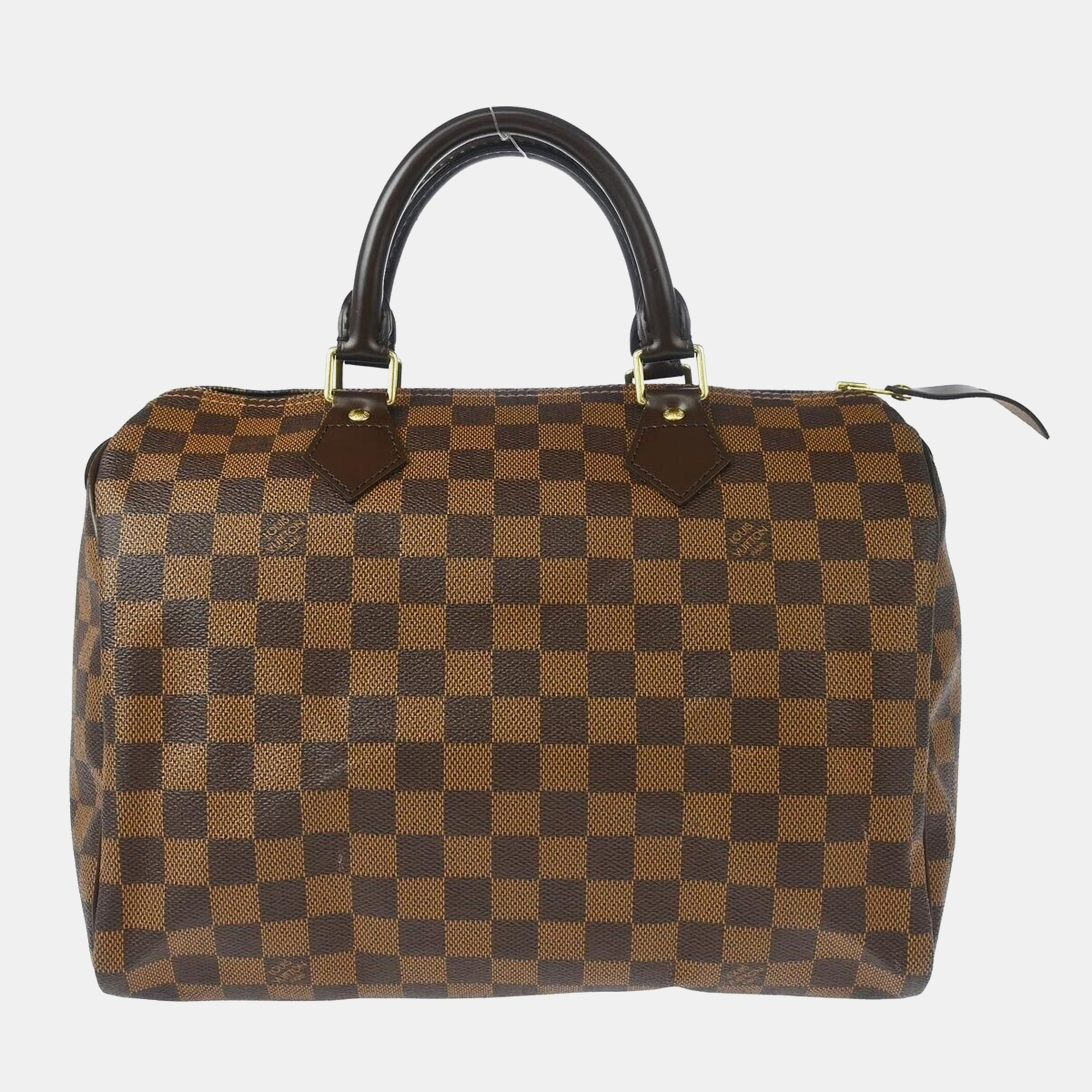 

Louis Vuitton Brown Damier Ebene Speedy 30 Handbag