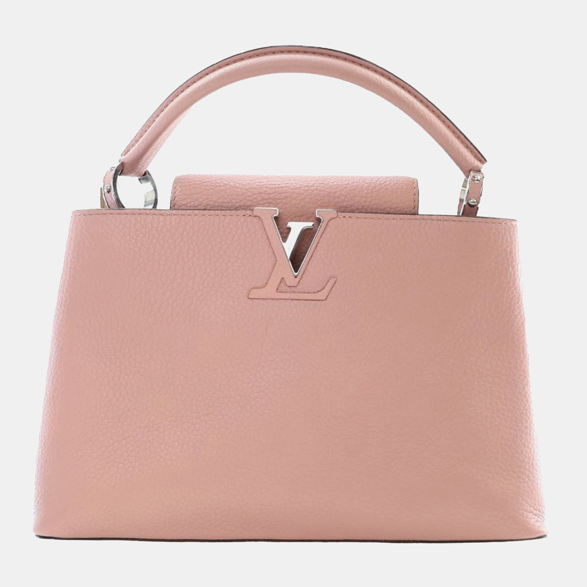 

Louis Vuitton Pink Taurillon Capucines PM