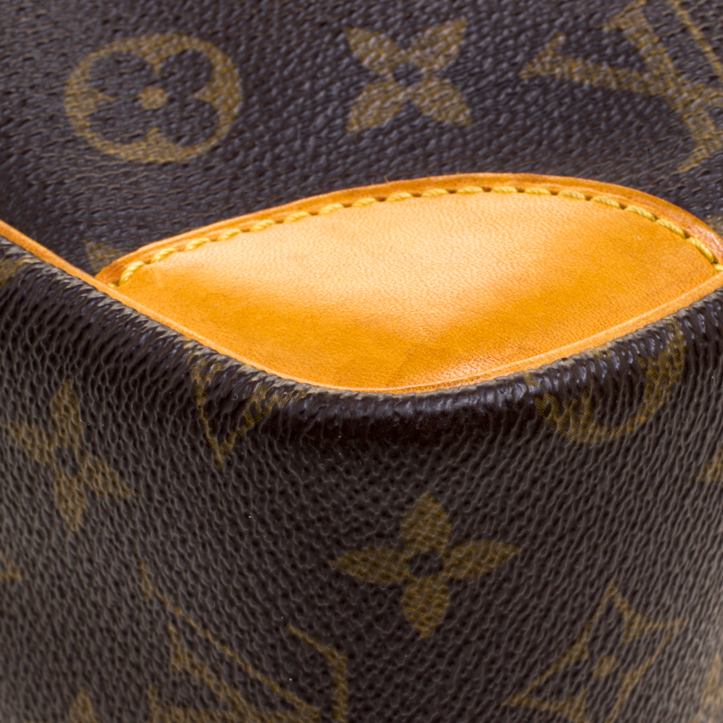 Brown Coated Canvas Louis Vuitton Trocadero 30 Cloth ref.995147