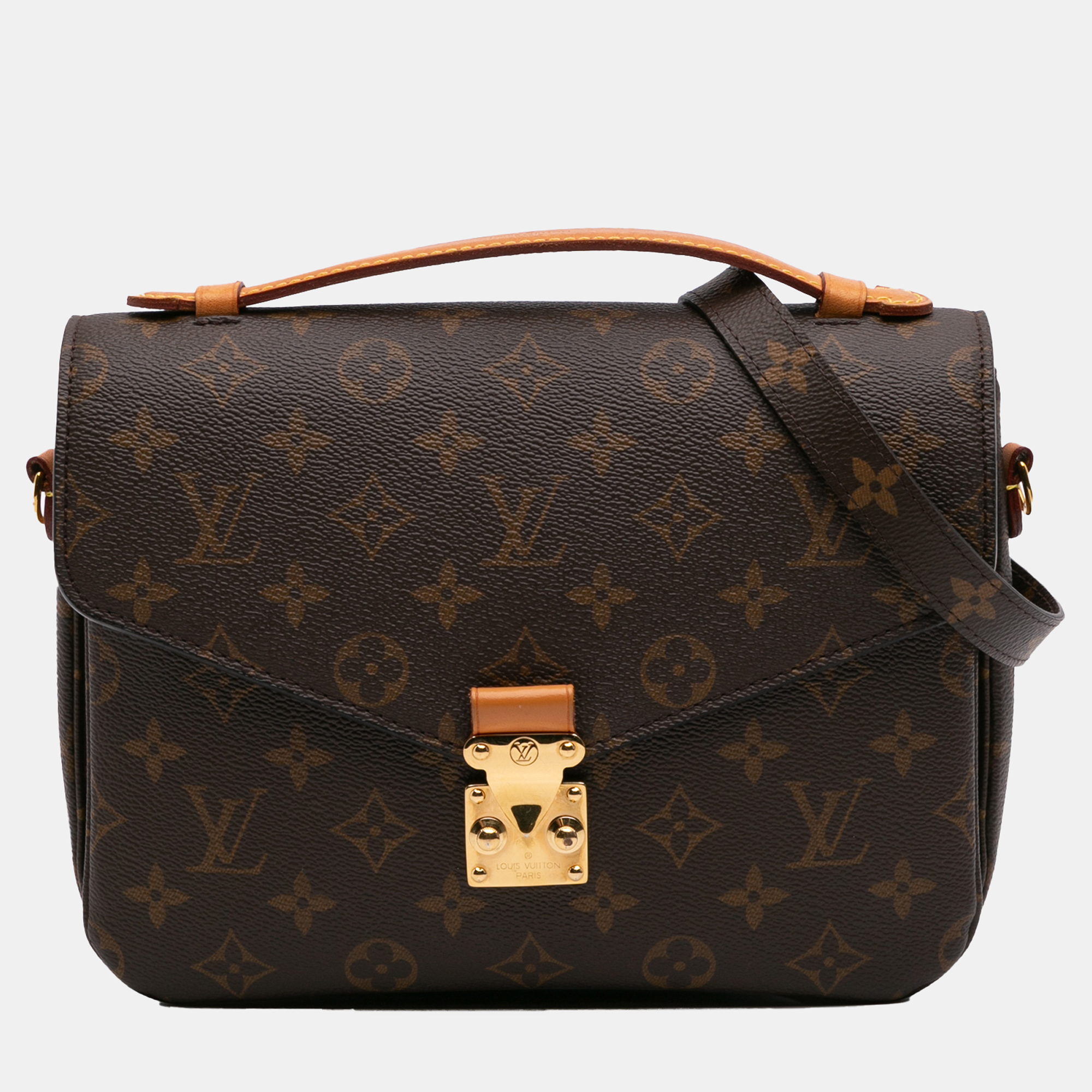 

Louis Vuitton Brown Monogram Pochette Metis