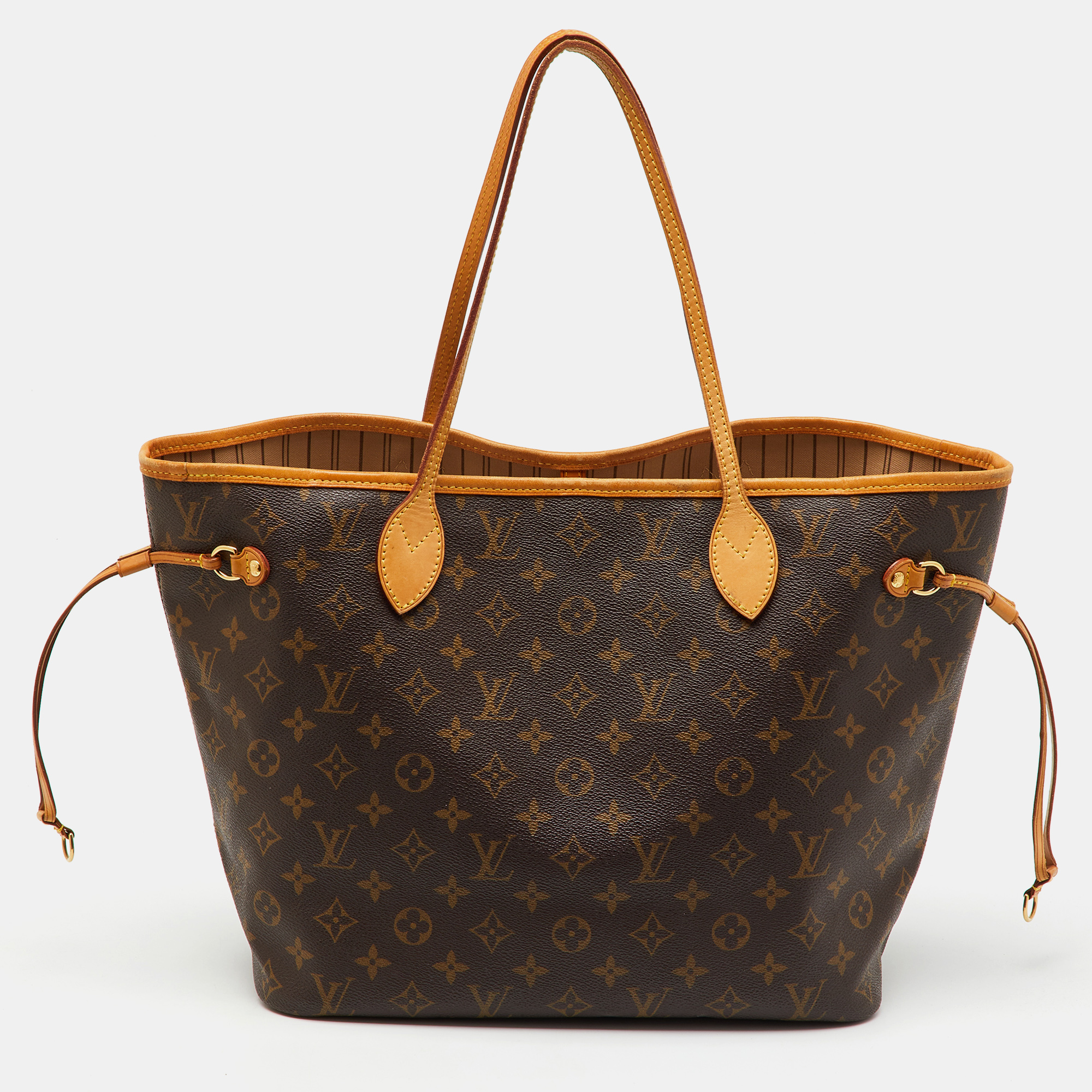 

Louis Vuitton Monogram Canvas Neverfull MM Bag, Brown