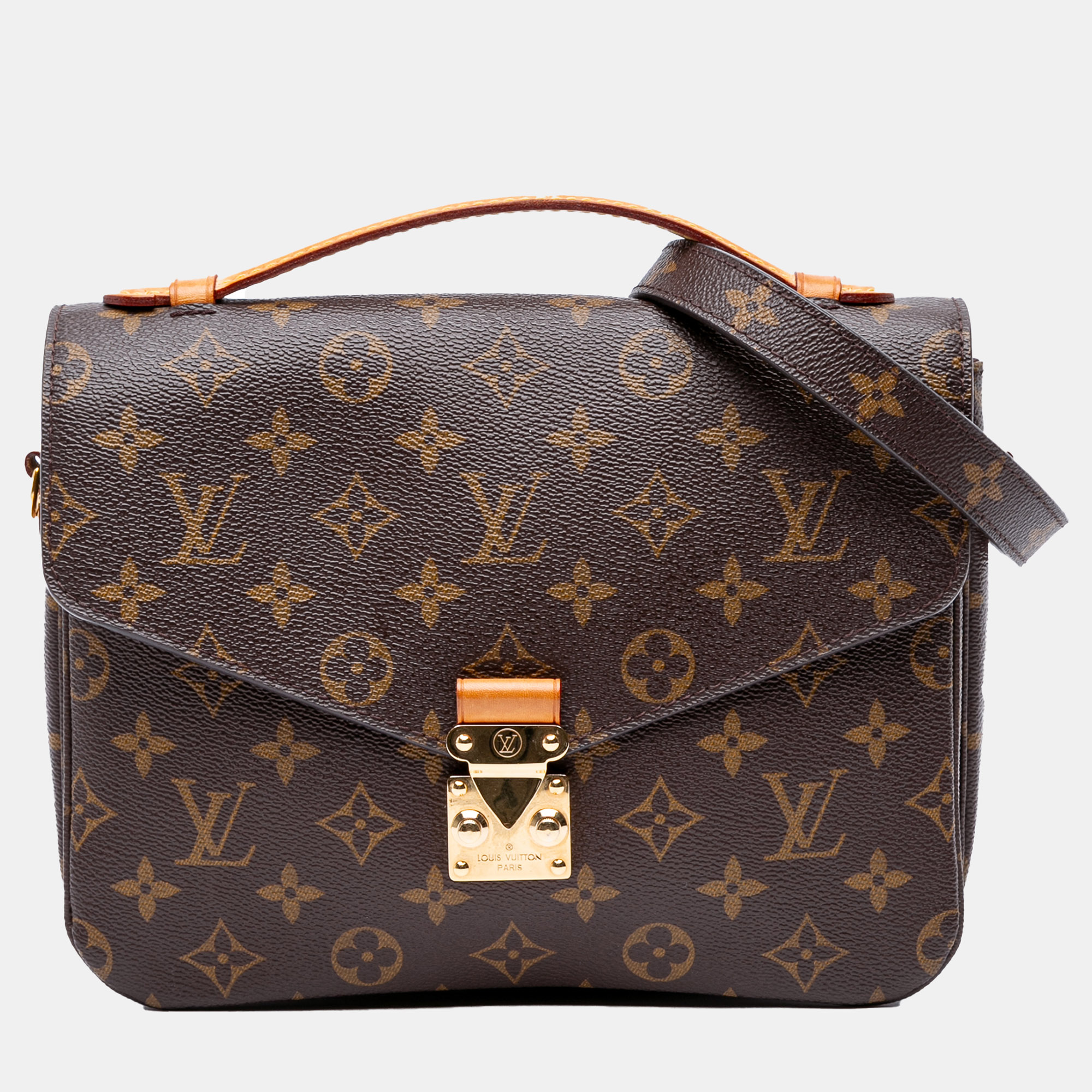 

Louis Vuitton Brown Monogram Pochette Metis