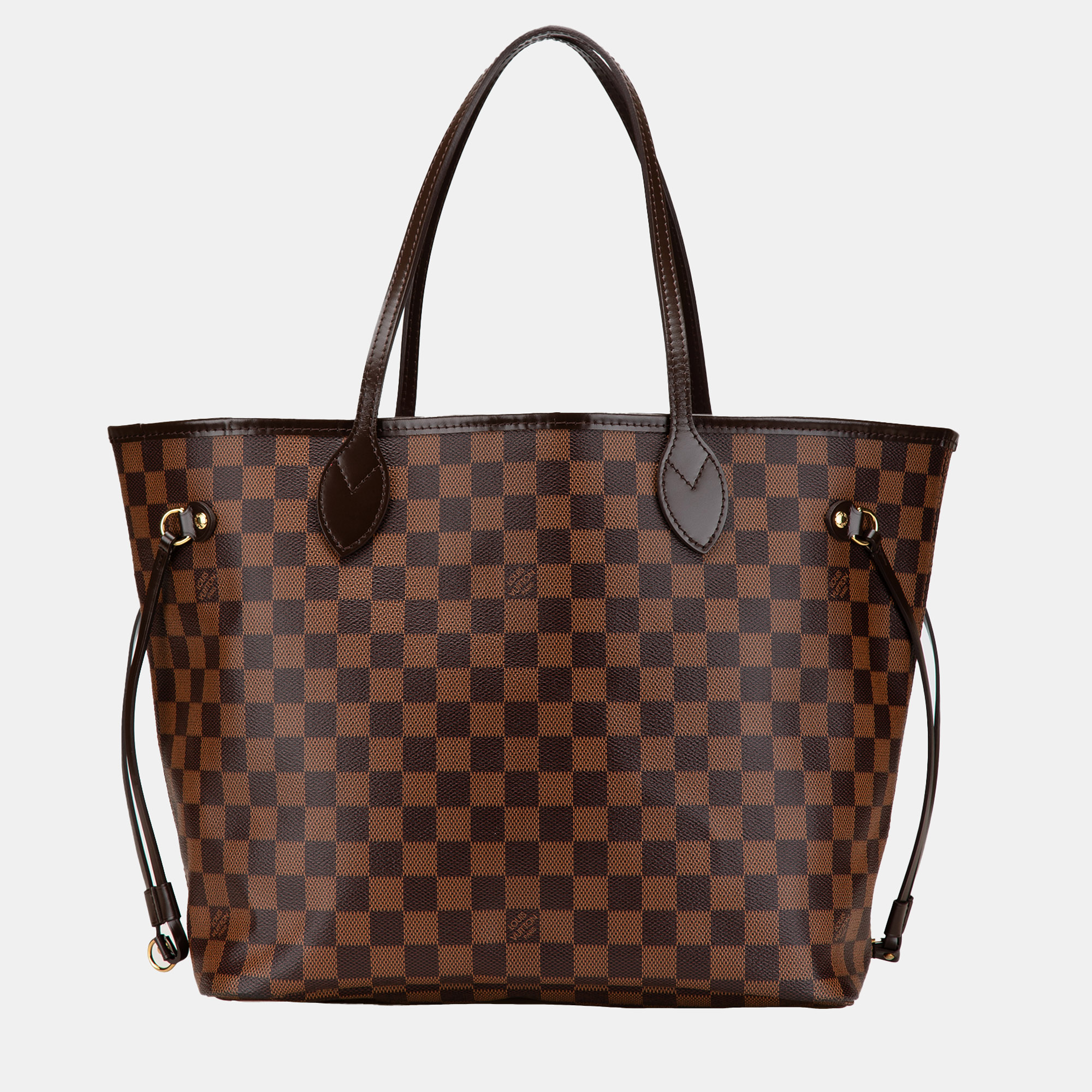 

Louis Vuitton Brown Damier Ebene Neverfull MM Bag