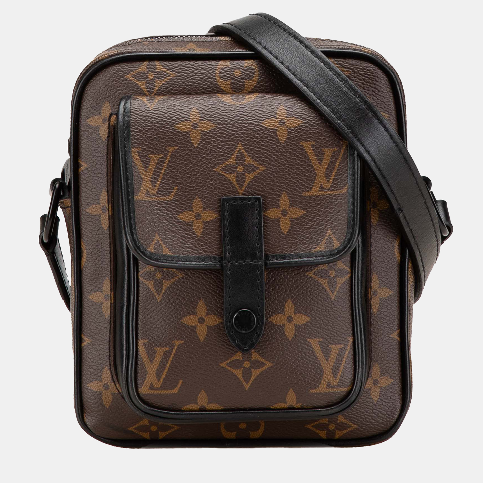 

Louis Vuitton Brown Monogram Macassar Christopher Wearable