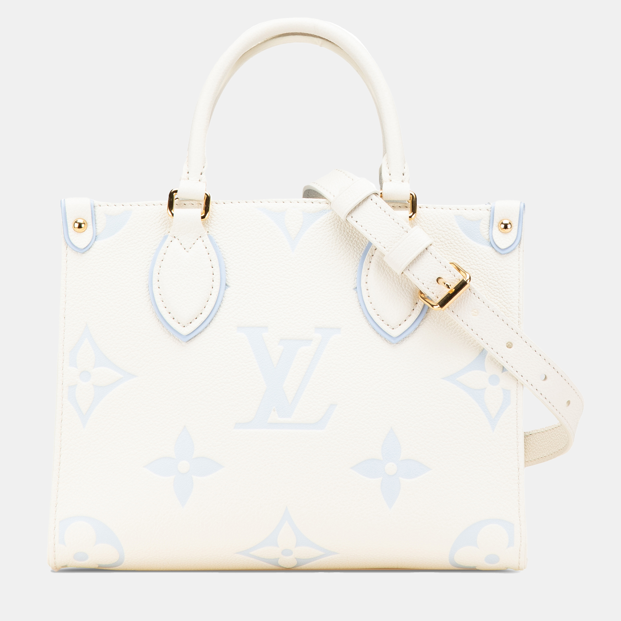 

Louis Vuitton Blue/White Monogram Empreinte Giant Onthego PM