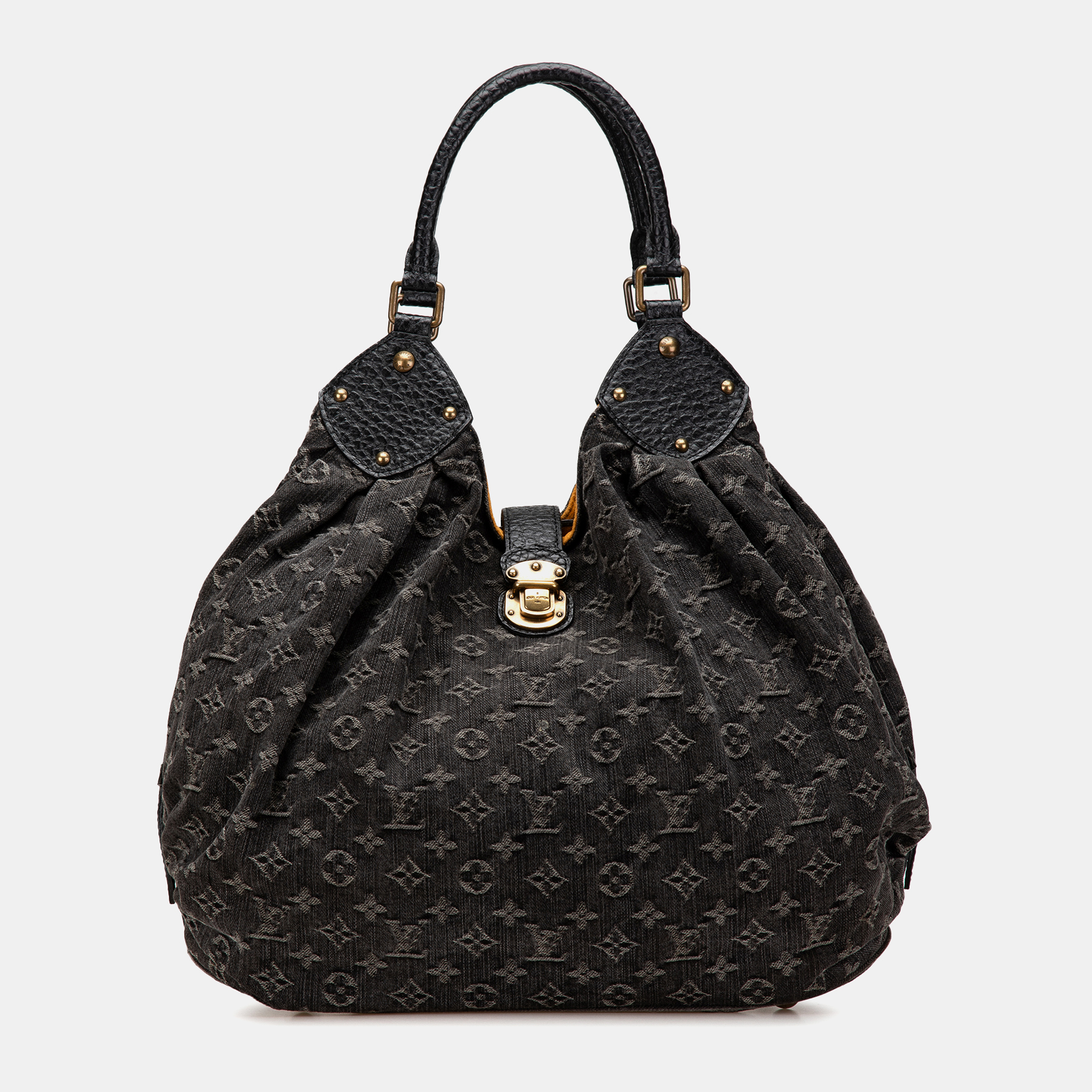 

Louis Vuitton Black Monogram Denim Mahina