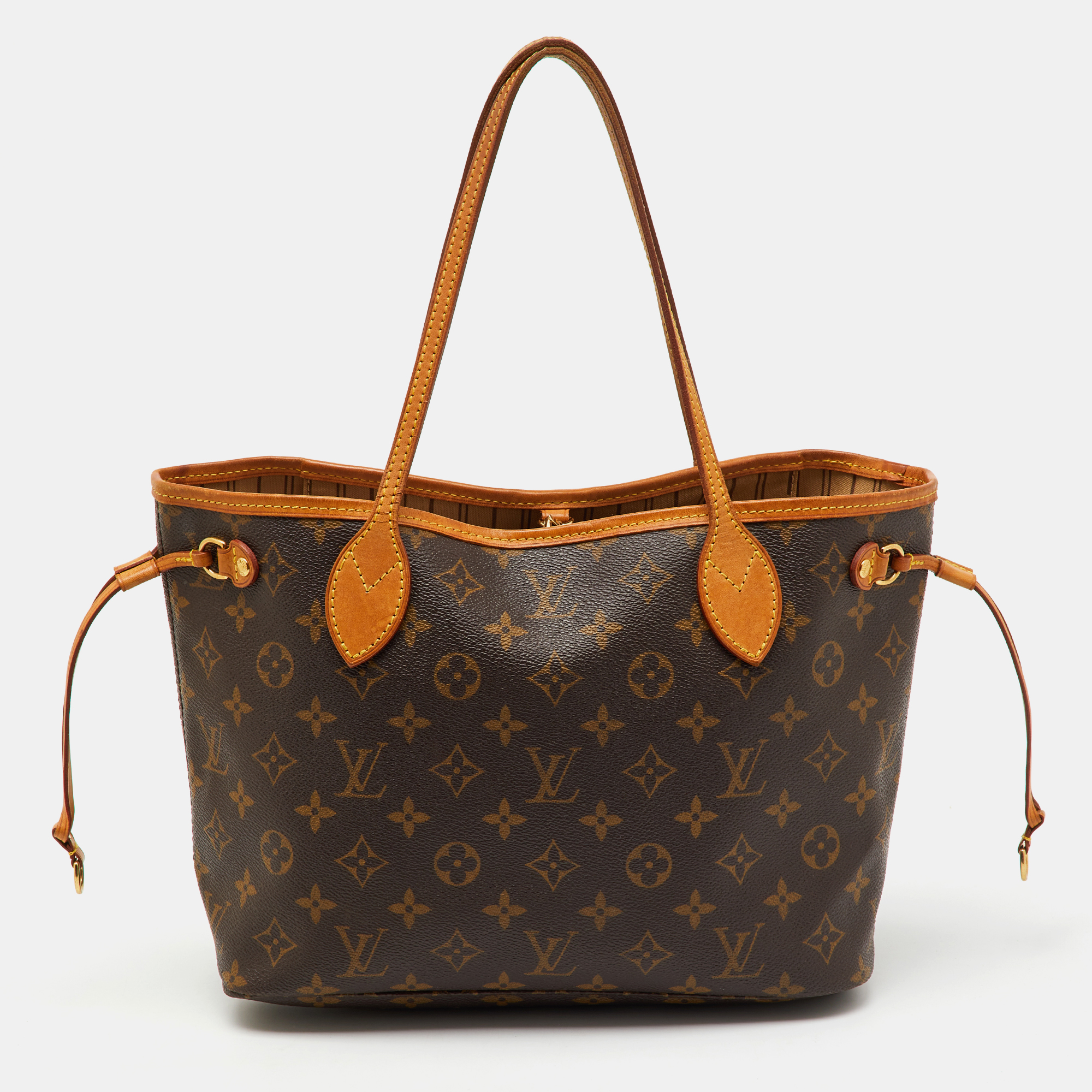 

Louis Vuitton Monogram Canvas Neverfull PM Bag, Brown