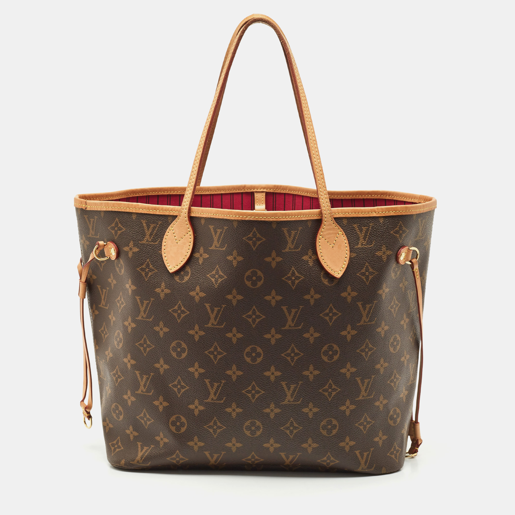 

Louis Vuitton Monogram Canvas Neverfull MM Bag, Brown