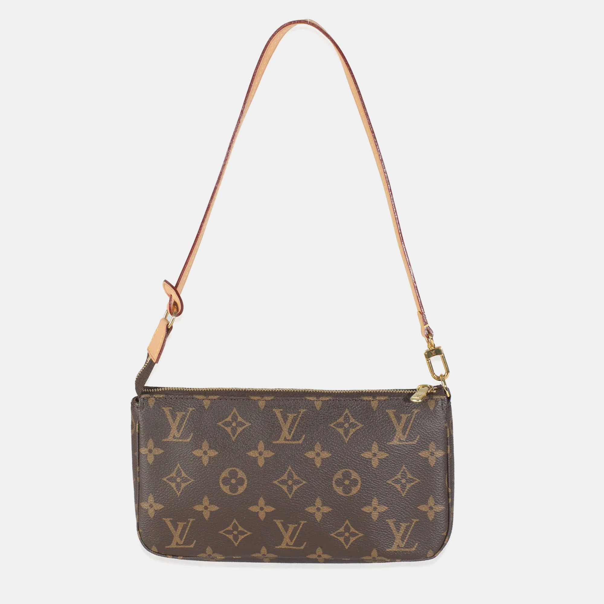 

Louis Vuitton Monogram Canvas Pochette Accessoires NM bag, Brown