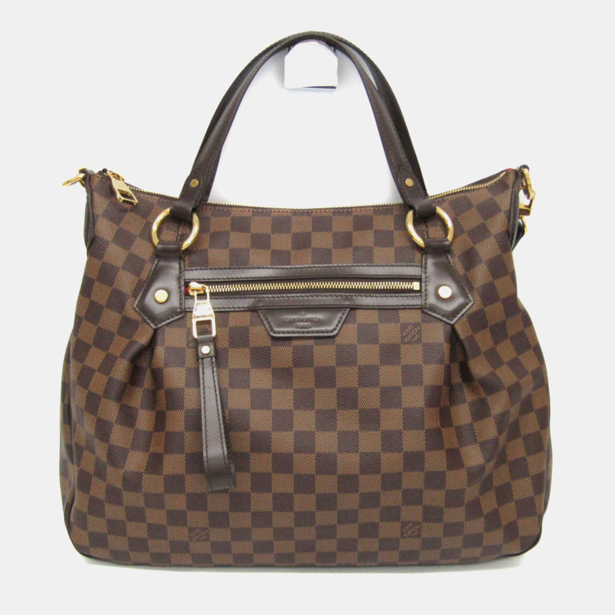 

Louis Vuitton Ebene Damier Evora MM Shoulder Bag, Brown