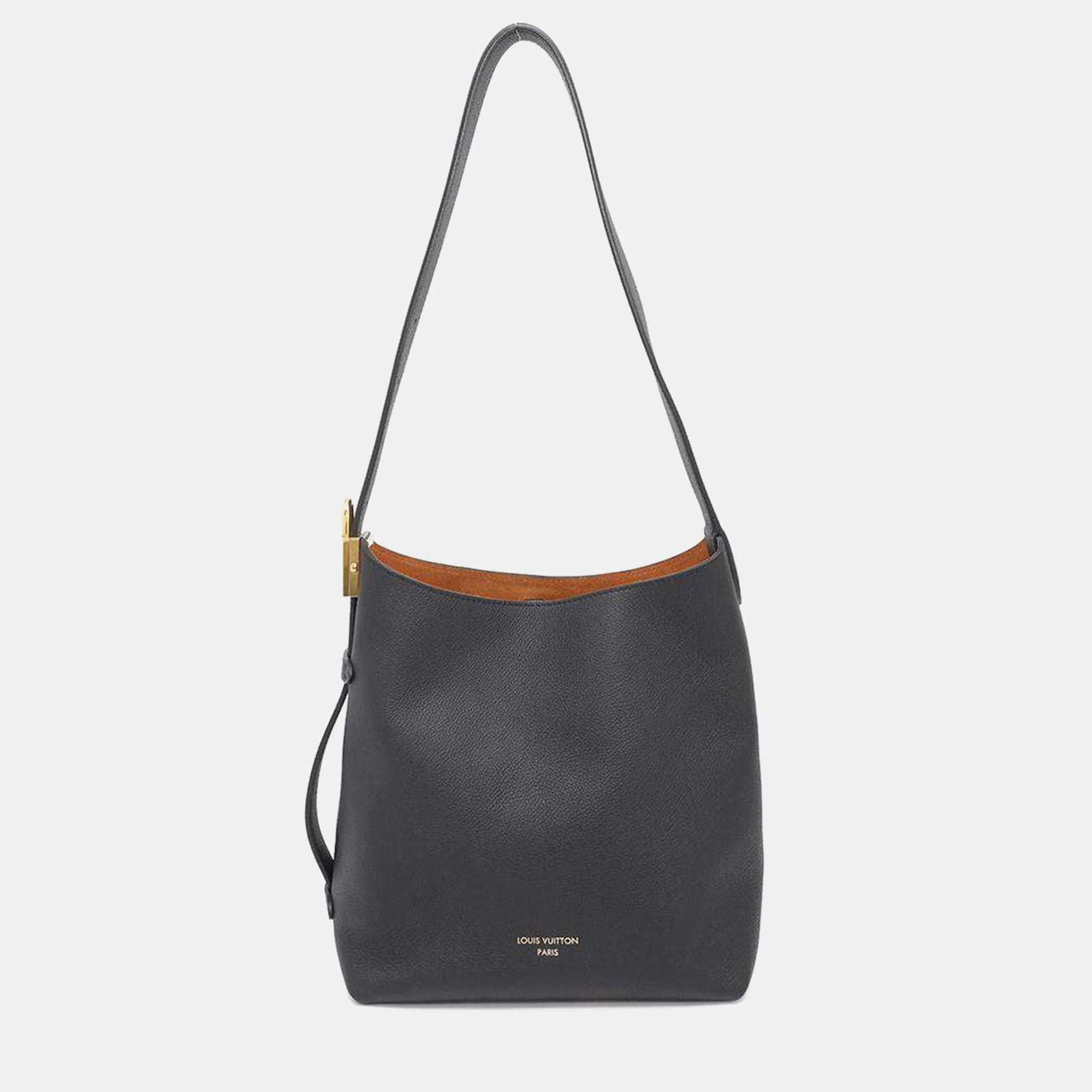 

Louis Vuitton Black Calf Leather Lowkey Hobo Size Pm