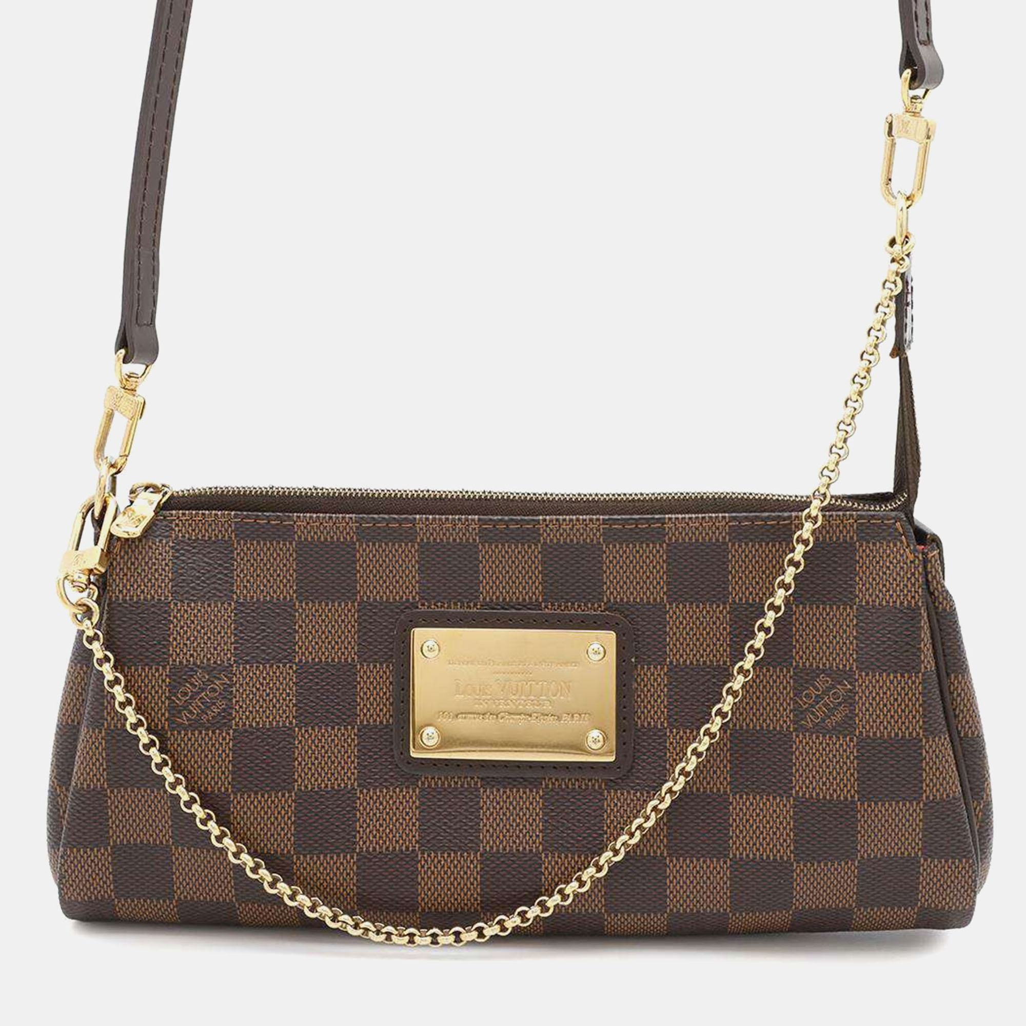 

Louis Vuitton Damier Ebene Canvas Eva, Brown