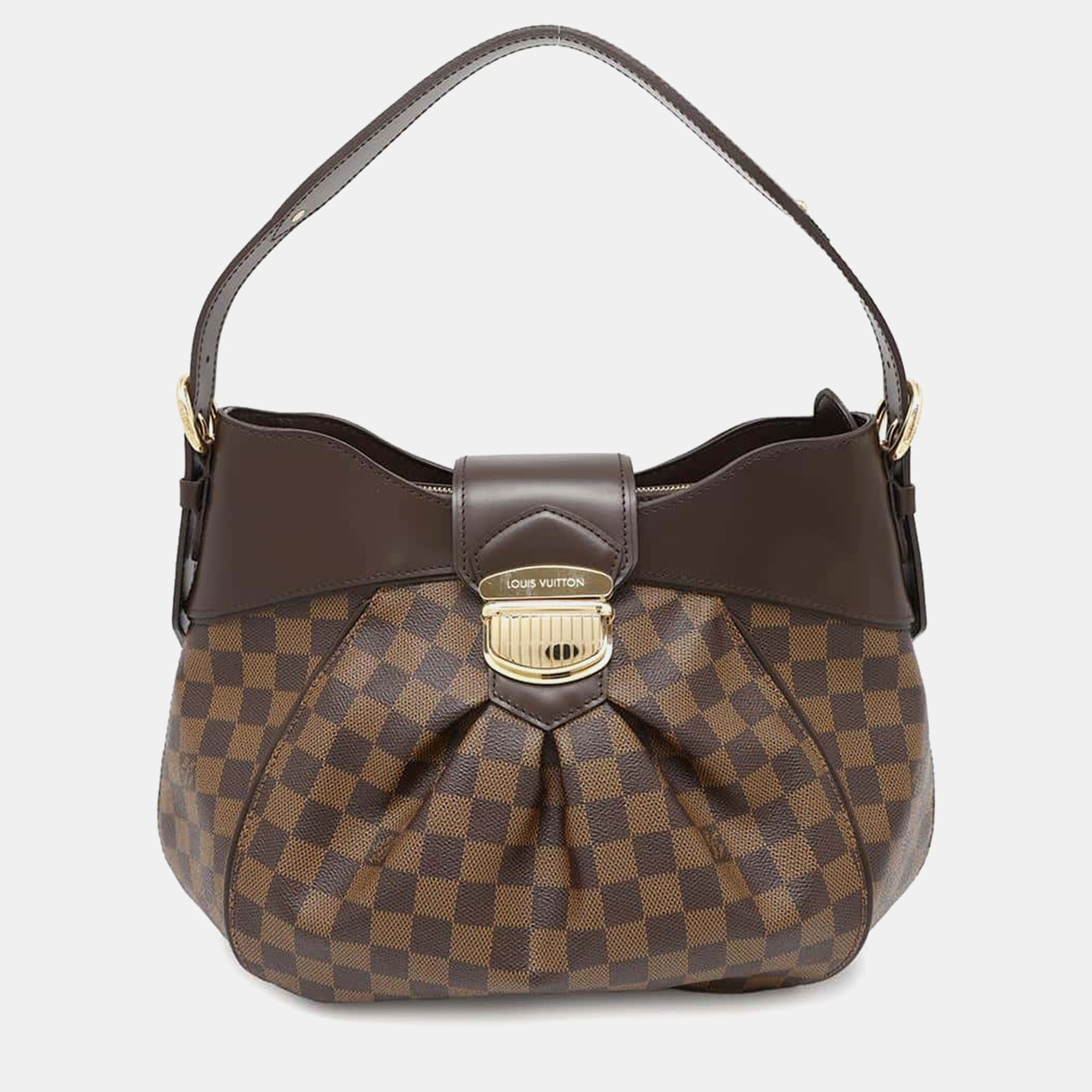 

Louis Vuitton Damier Ebene Canvas Sistina Size Pm, Brown