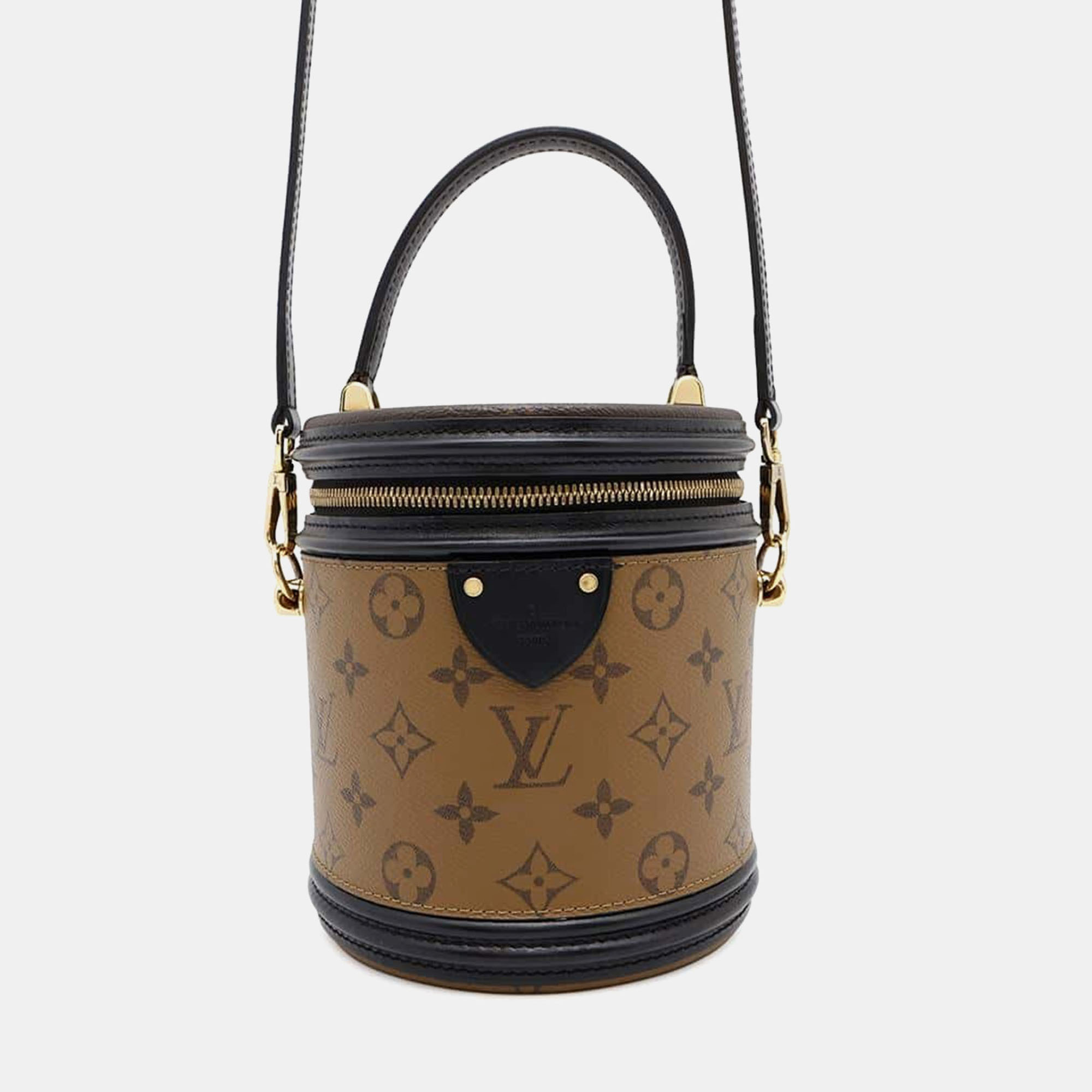 

Louis Vuitton Noir Monogram Reverse Canvas Cannes, Brown