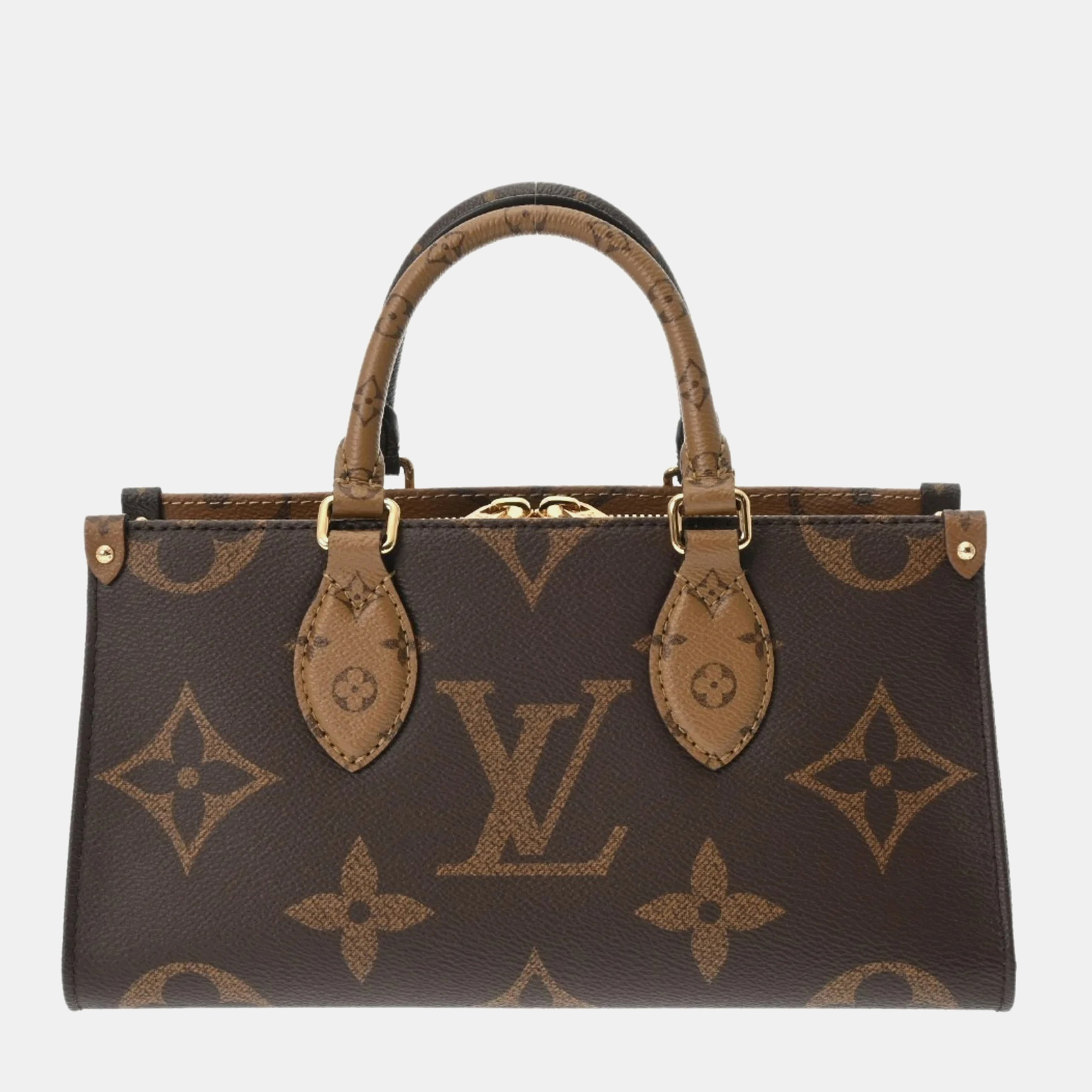 

Louis Vuitton Brown Monogram Reverse OnTheGo Tote Bag