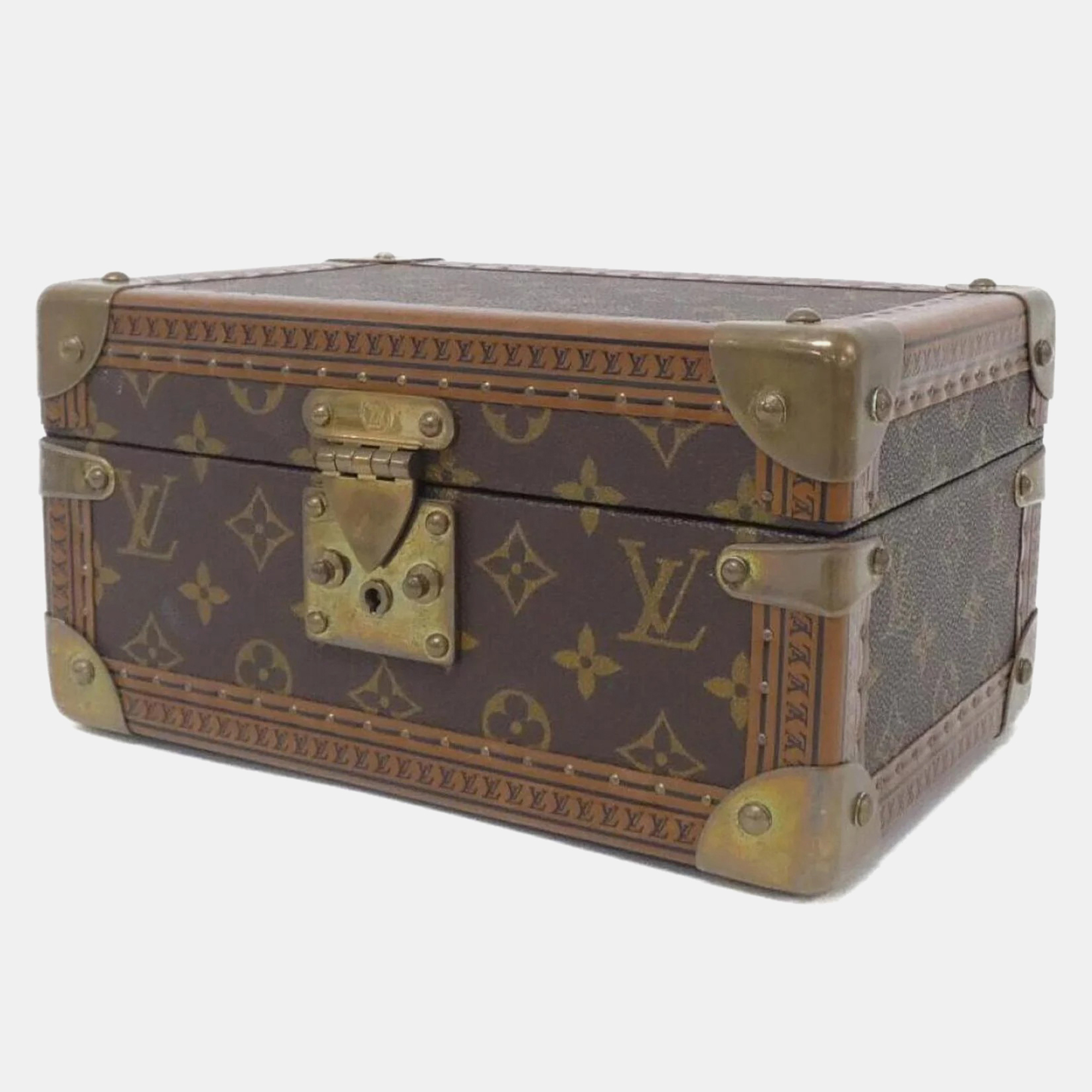 

Louis Vuitton Brown Monogram Canvas Coffret Tresor 24
