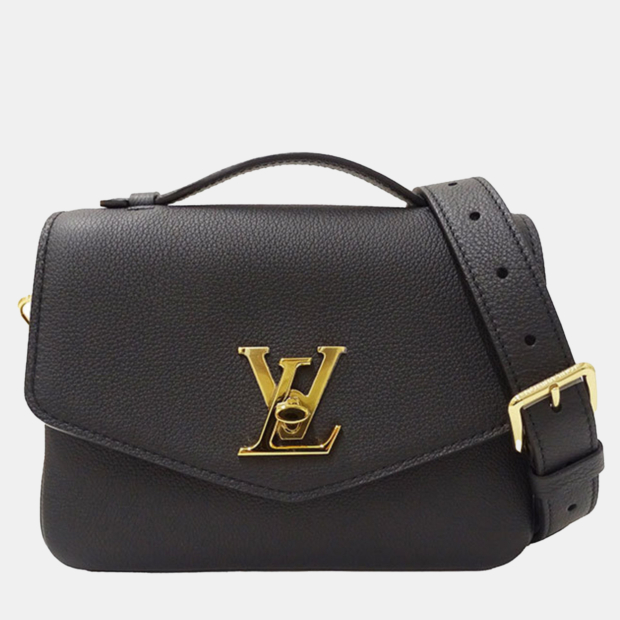 

Louis Vuitton Oxford Noir Grain Calf Rock Me Shoulder Bag, Black