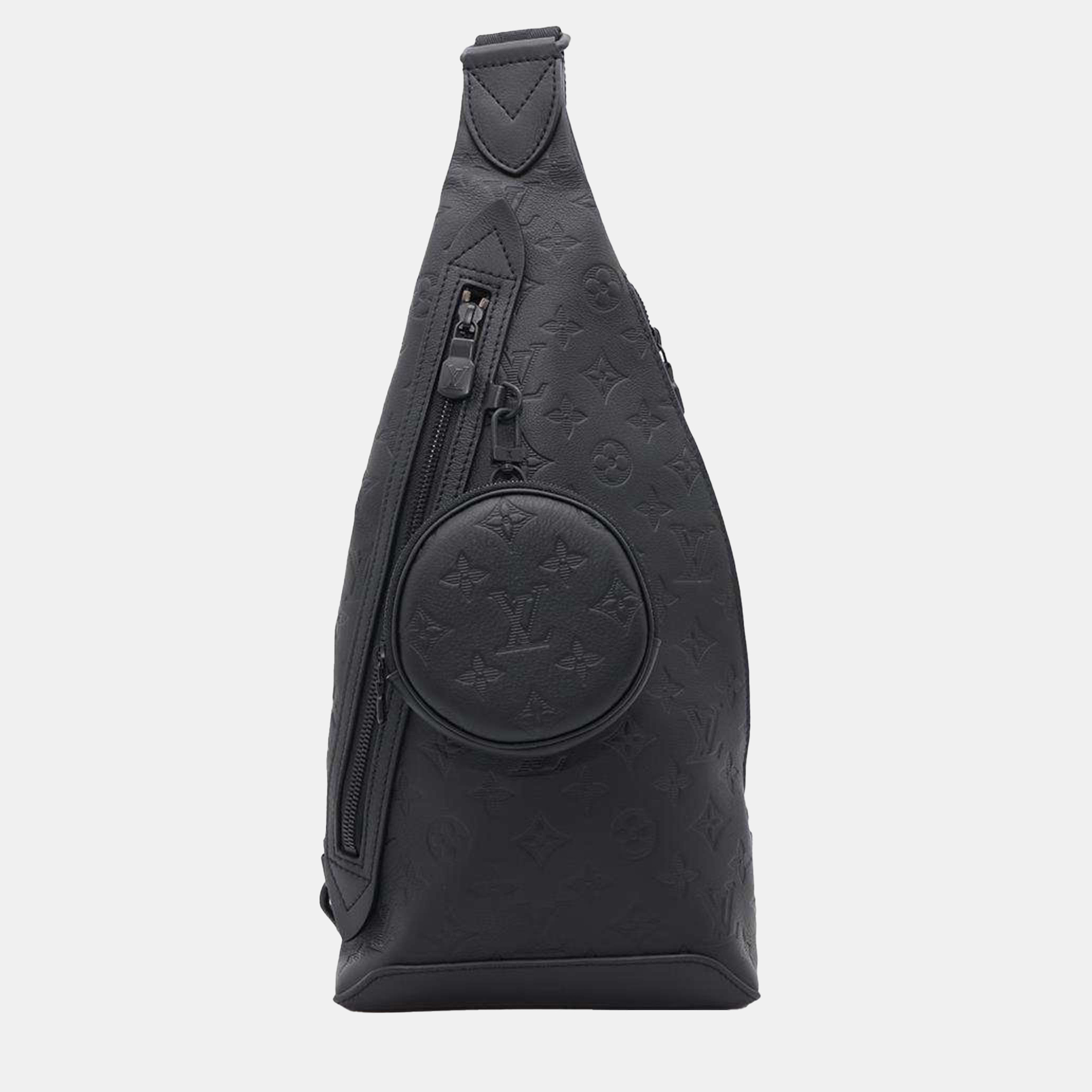 

Louis Vuitton Black Monogram Shadow Duo Sling Body Bag