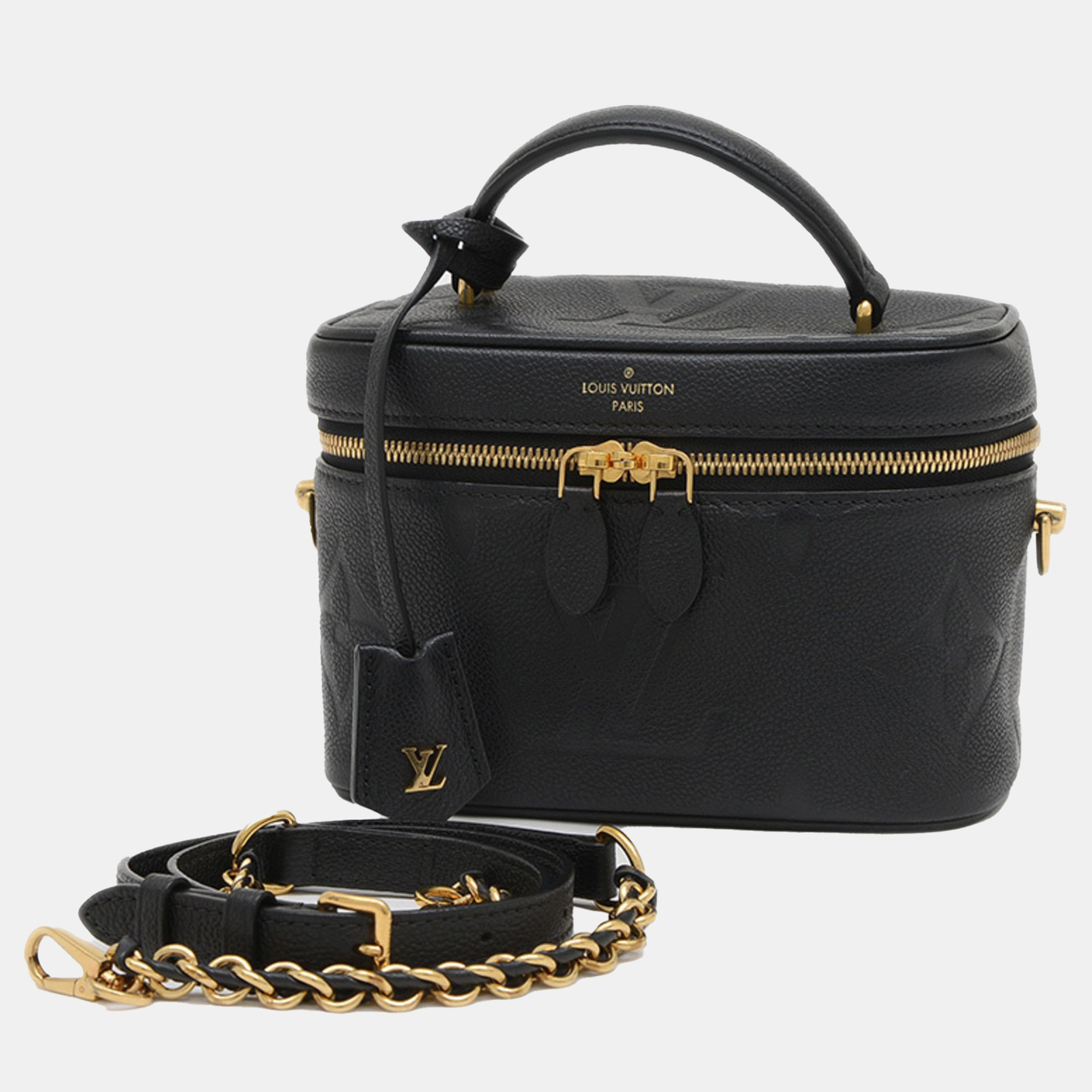 

Louis Vuitton Black Monogram Empreinte Leather Vanity PM Shoulder Bag