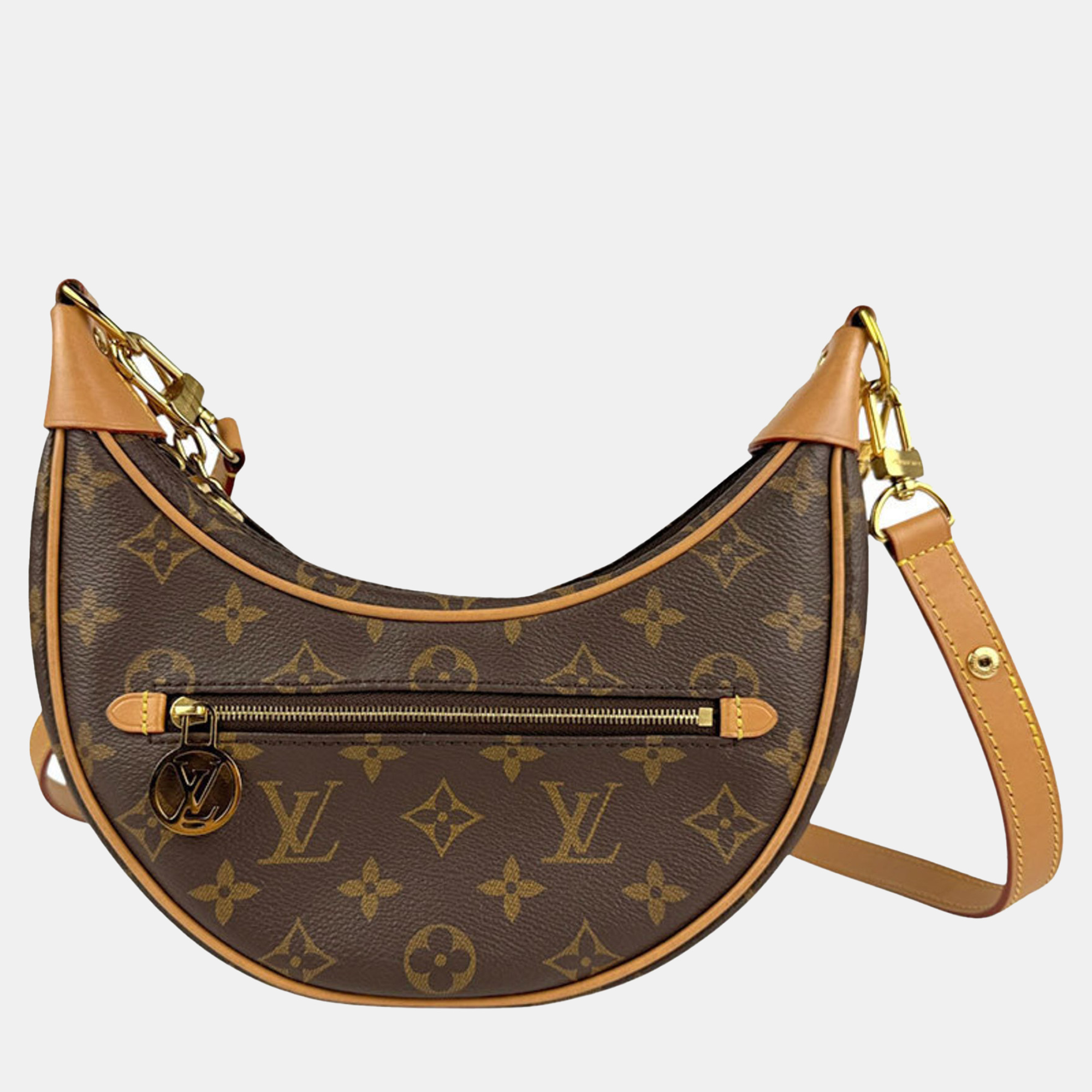 

Louis Vuitton Brown Monogram Canvas Loop Shoulder Bag