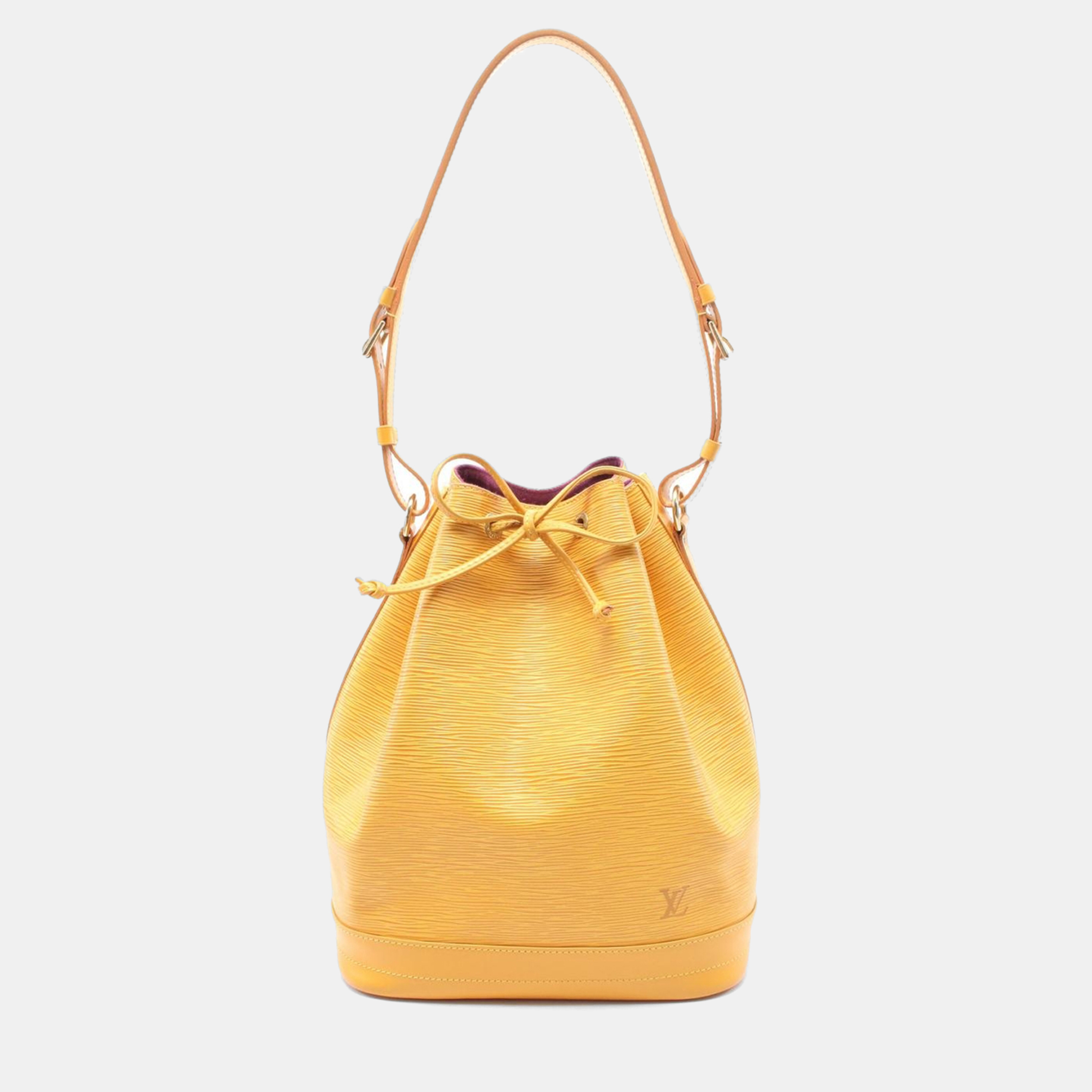 

Louis Vuitton Yellow Epi Leather Noe Drawstring Shoulder Bag