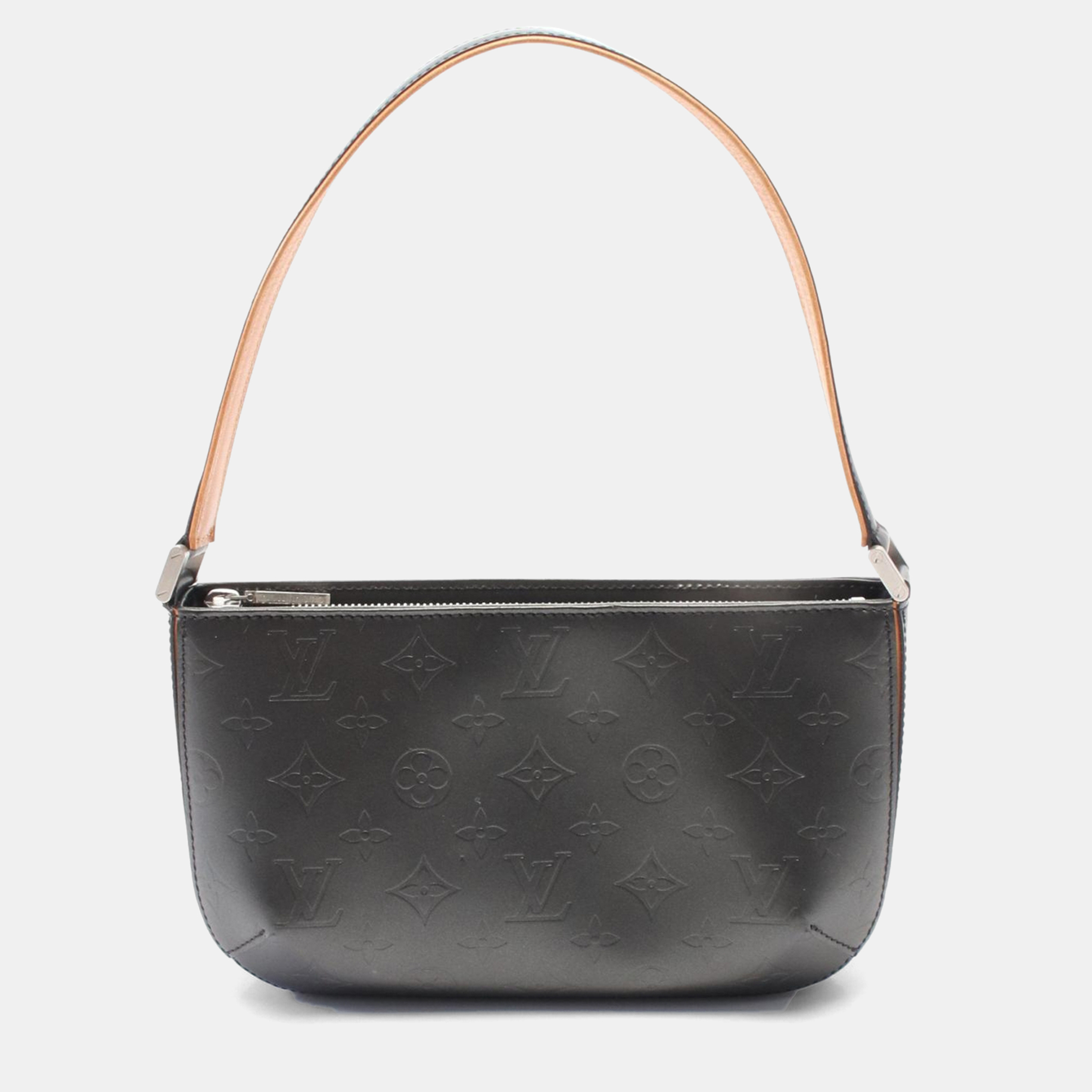 

Louis Vuitton Fowler Hand Bag Pouch Purse Monogram Matt Noir, Black