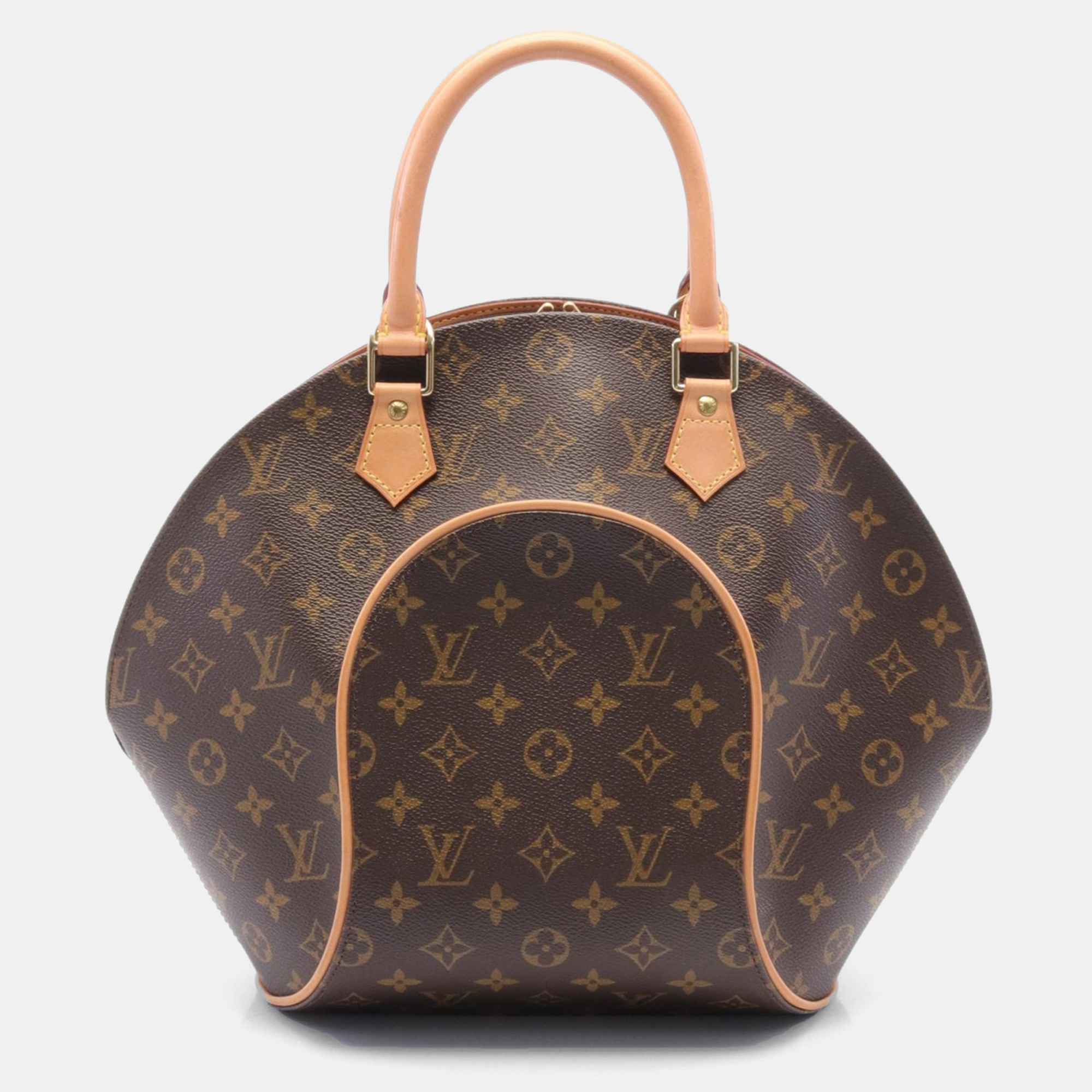 

Louis Vuitton Ellipse Mm Hand Bag Monogram Canvas Leather Brown